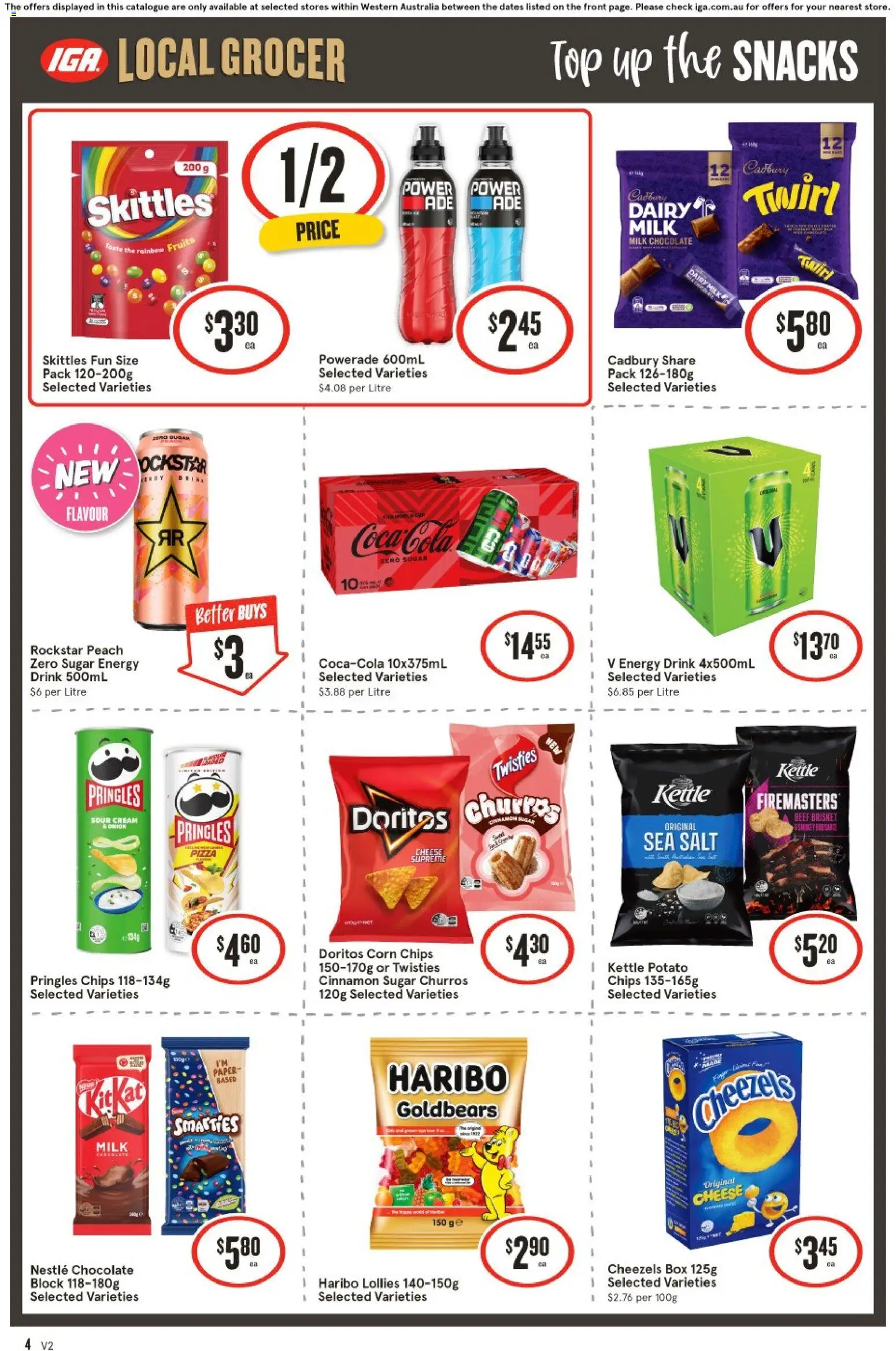 IGA catalogue - valid from 15/07/2026 | Page: 4 | Products: Lamb, Pepsi, Onions, Scotch