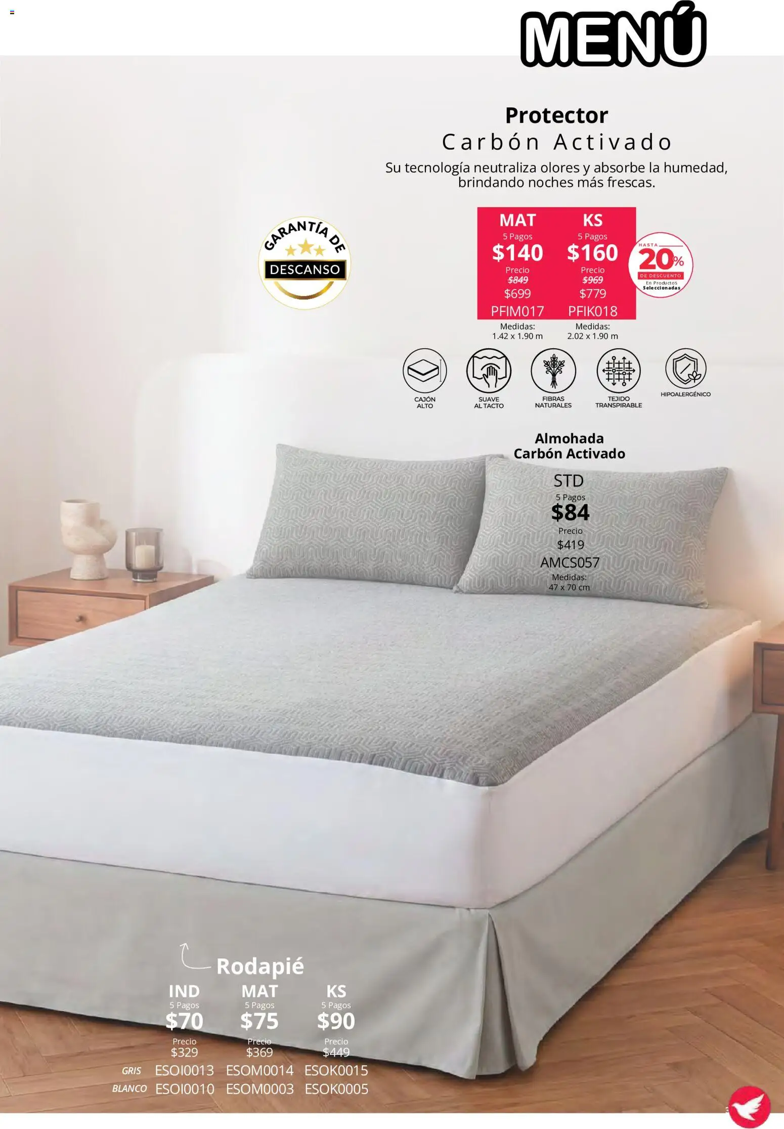 Nuevas ofertas de Colchas Concord válidas en toda la República Mexicana desde el 15/10/2026. ¡Encuentra las mejores ofertas en Colchas Concord catálogo! | Página: 145