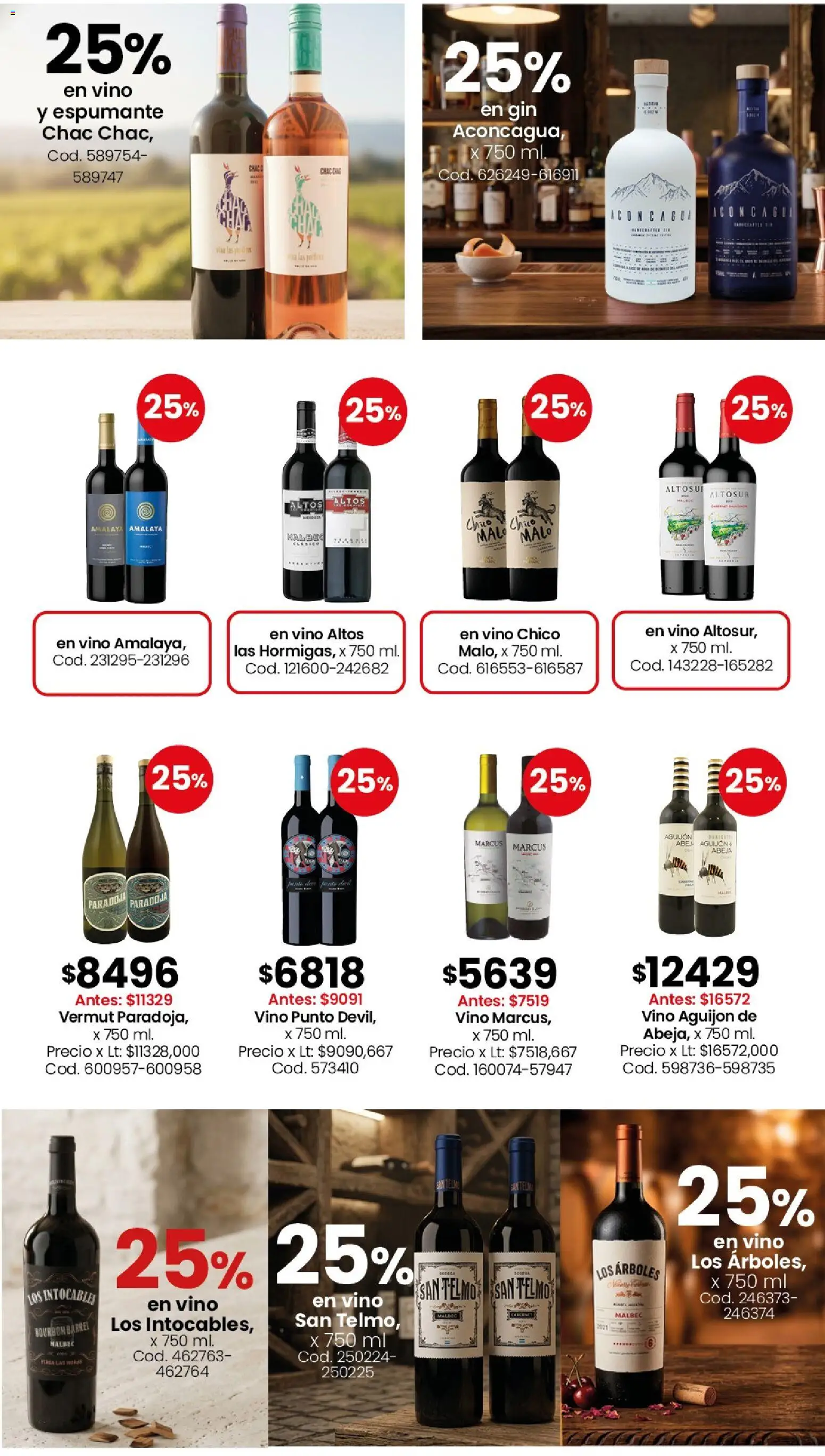 Coto - Almacén y bebidas │ válido desde el 18.05.2026 | Página: 8 | Productos: Gin, Vino