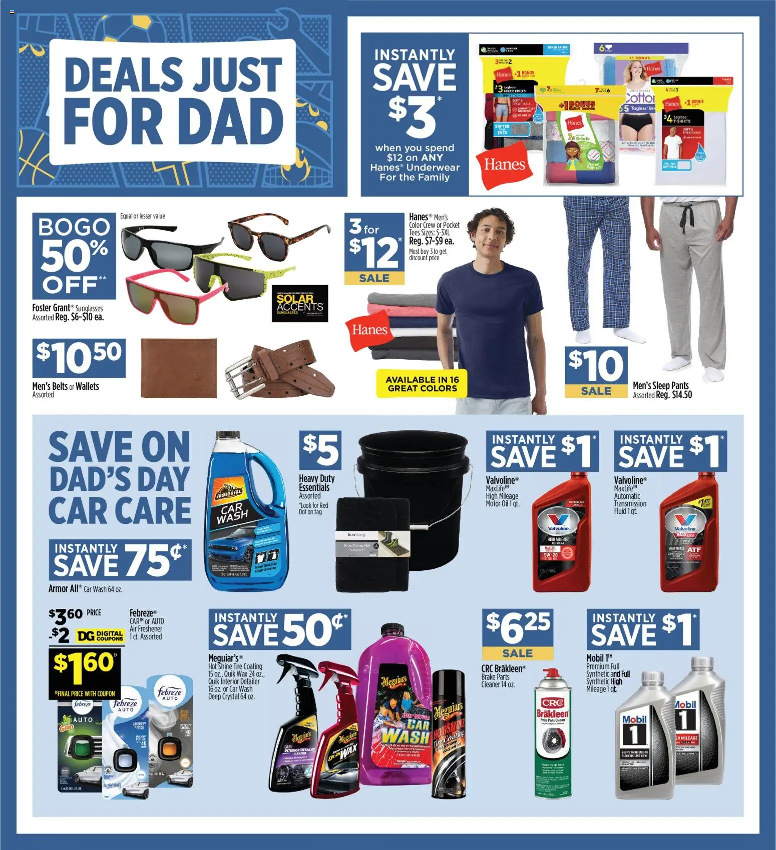 Dollar General Weekly Ad - TX - valid from 07.06.2026 | Page: 4 | Products: Oil, Pants, Underwear, Briefs