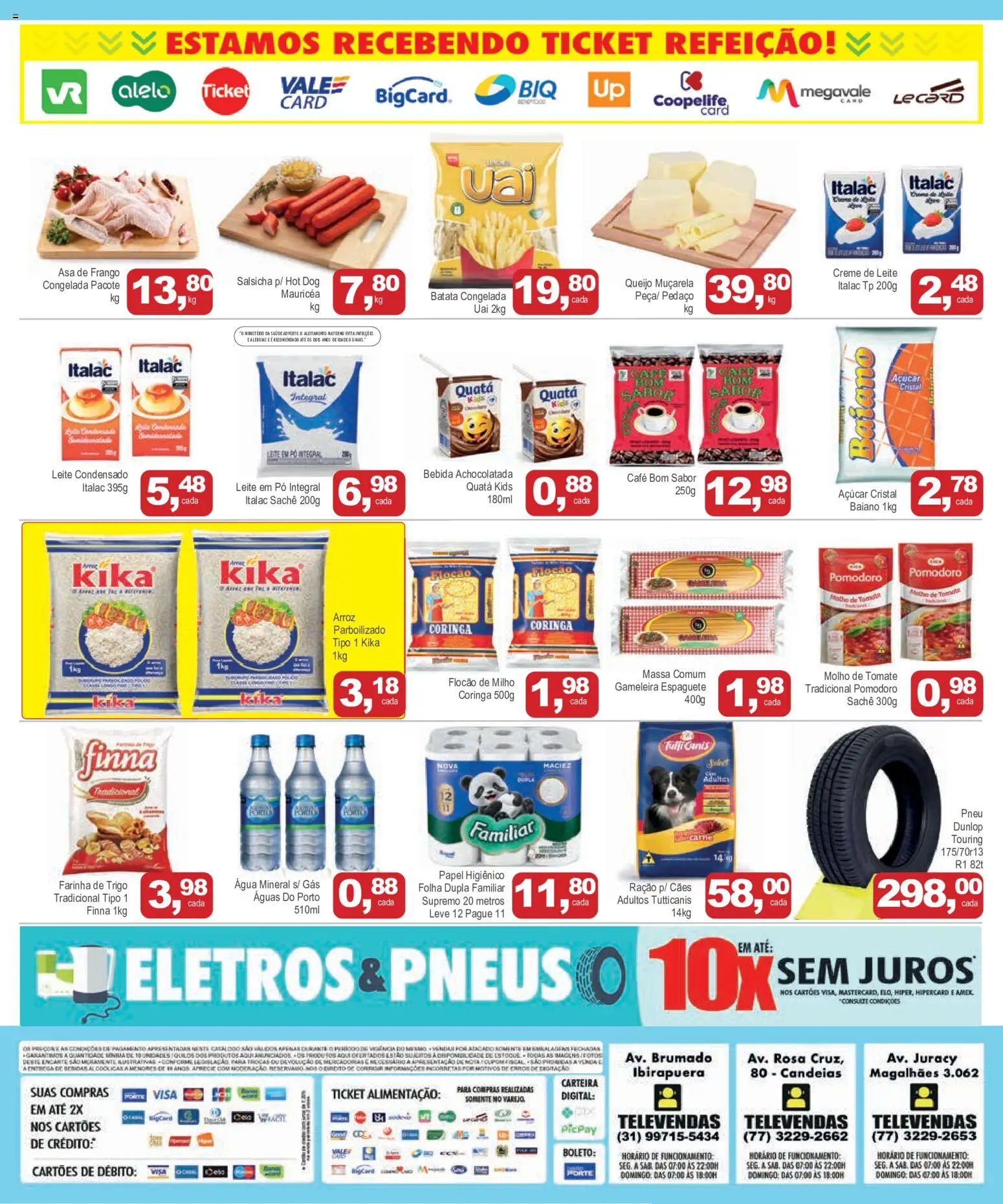 Mineirão Atacarejo Folheto - válido de 18.05.2026 | Página: 2 | Produtos: Pneus, Bebida, Carteira, Frango