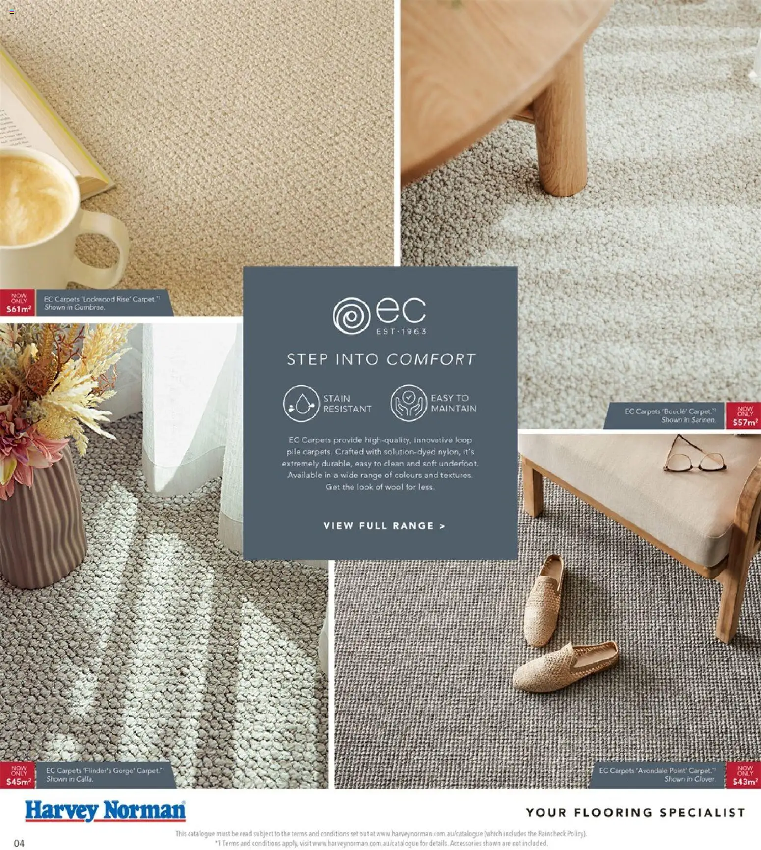 Harvey Norman catalogue - valid from 01/10/2026 | Page: 4 | Products: Flooring, Accessories