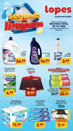 Lopes Supermercados - Ofertas da semana - Pré-Visualização do folheto da loja Lopes Supermercados, válido de 05/10/2026