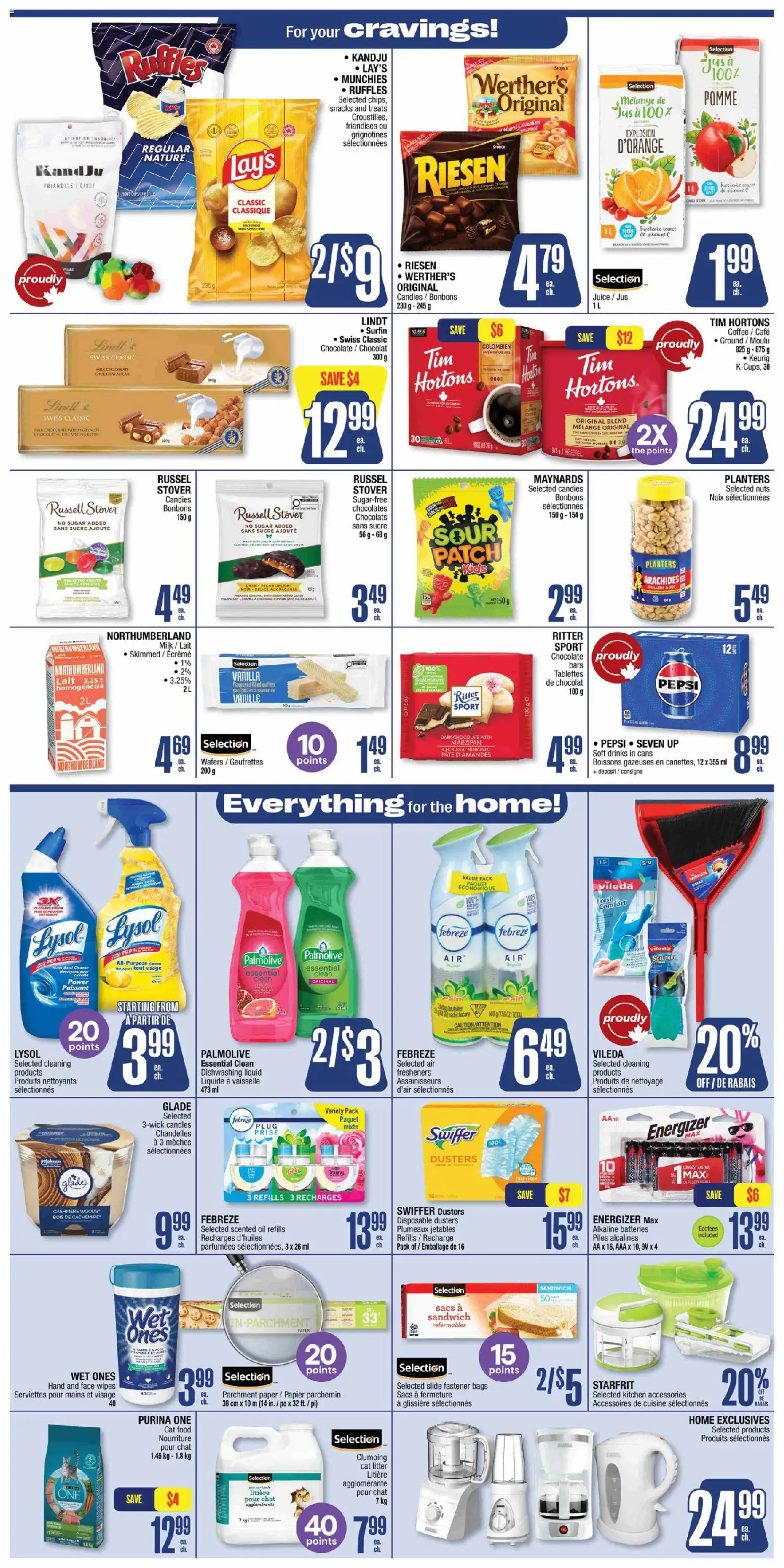 Jean Coutu flyer valid from 09.04.2026 | Page: 7 | Products: Candies, Oil, Coffee, Juice