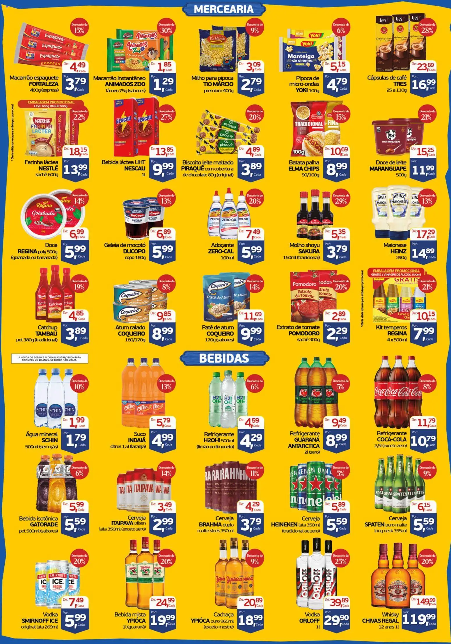 Cometa Supermercados Folheto - válido de 23/06/2026 | Página: 2 | Produtos: Espaguete, Cachaça, Vodka, Água mineral