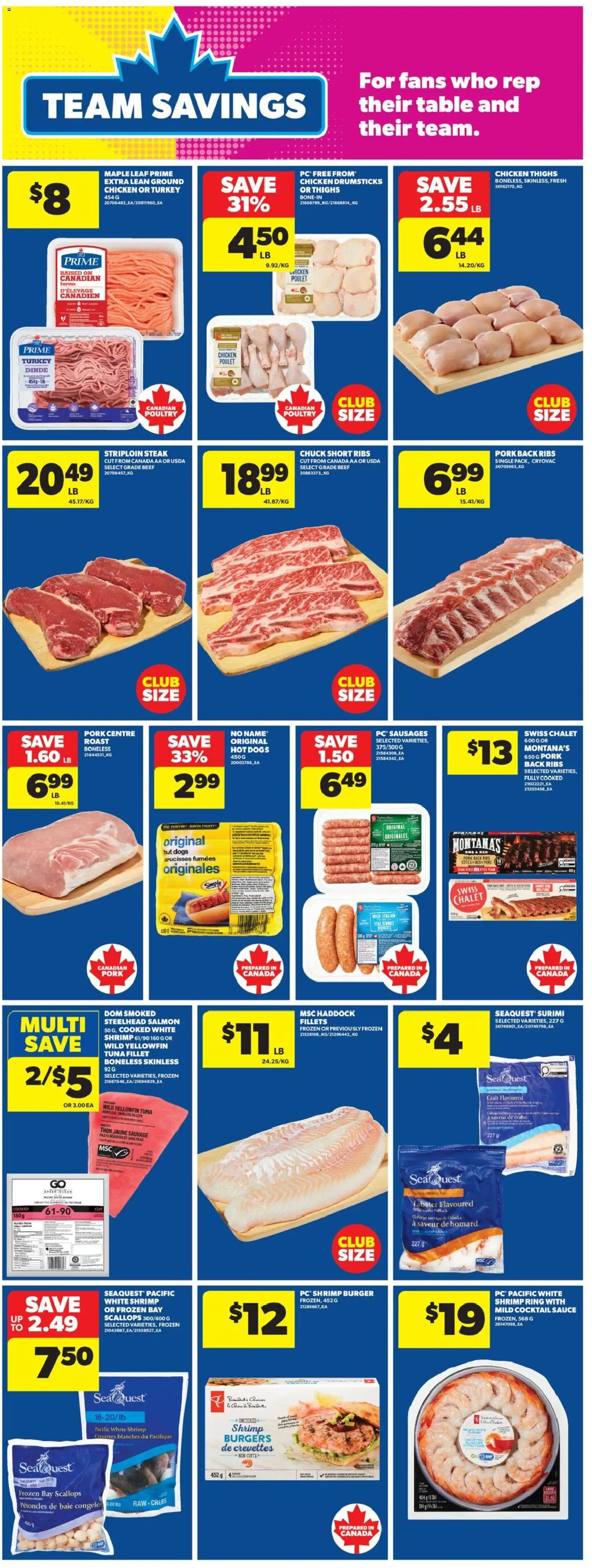 Real Canadian Superstore flyer valid from 21.05.2026 | Page: 17 | Products: Turkey, Table, Chicken, Pork