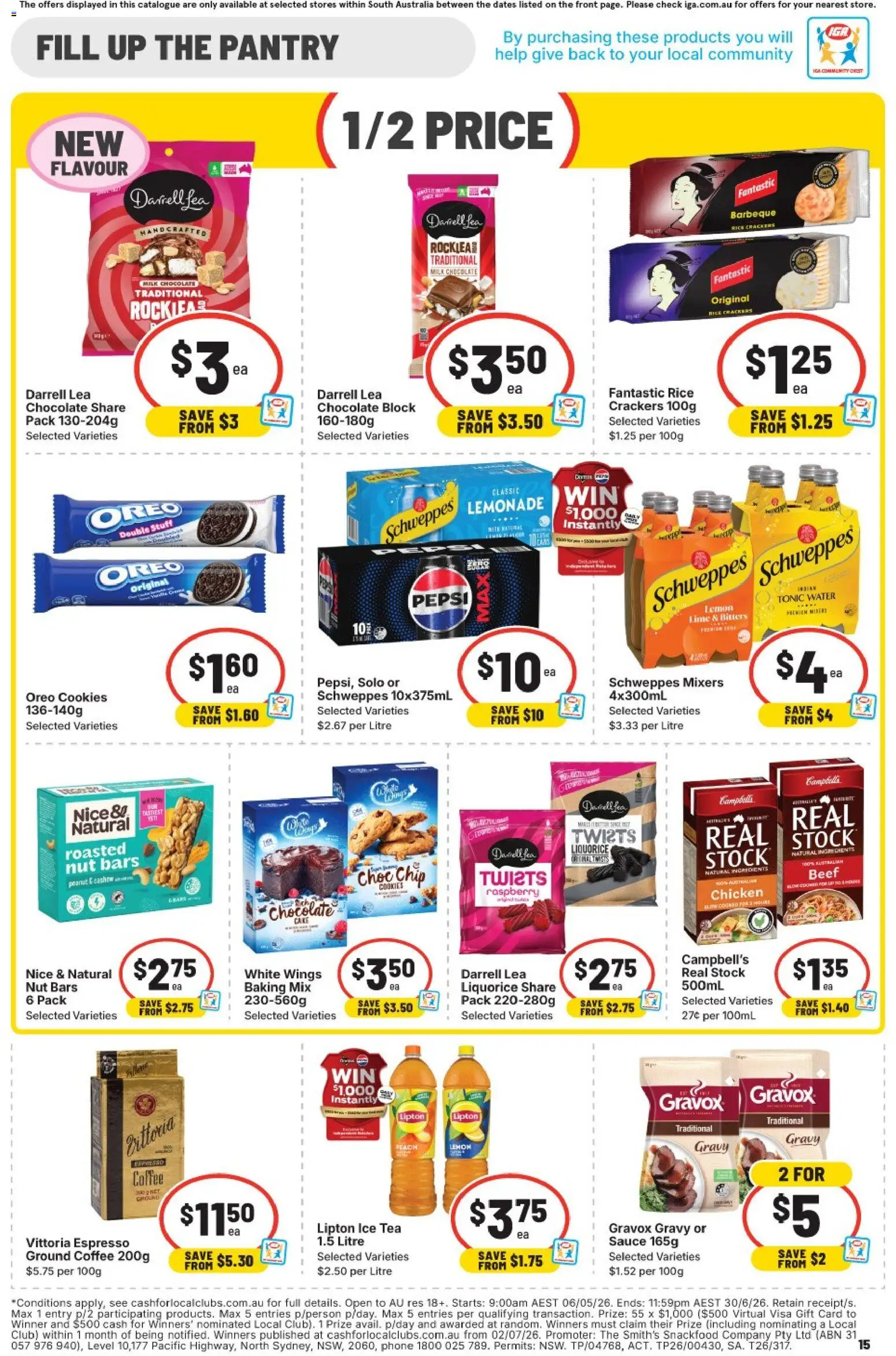 IGA catalogue - valid from 10.06.2026 | Page: 12 | Products: Chocolate, Chicken, Beef, Pepsi
