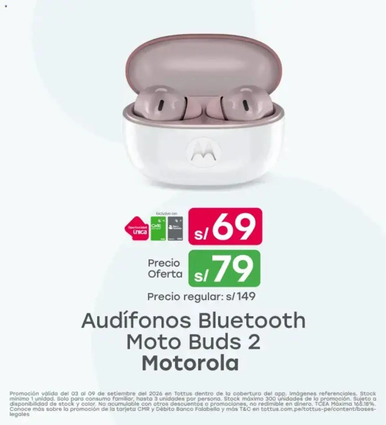 Catálogo Tottus válido desde 03/09/2026 | Página: 10 | Productos: Audífonos