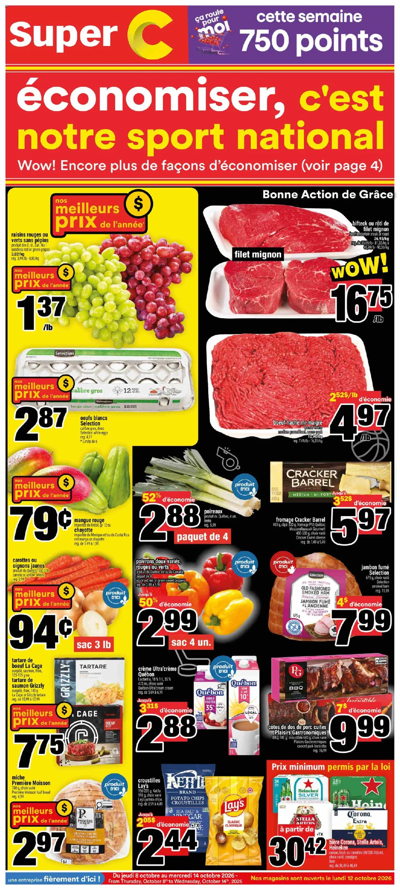 Super C flyer valid from Oct 8, 2026 | Page: 1