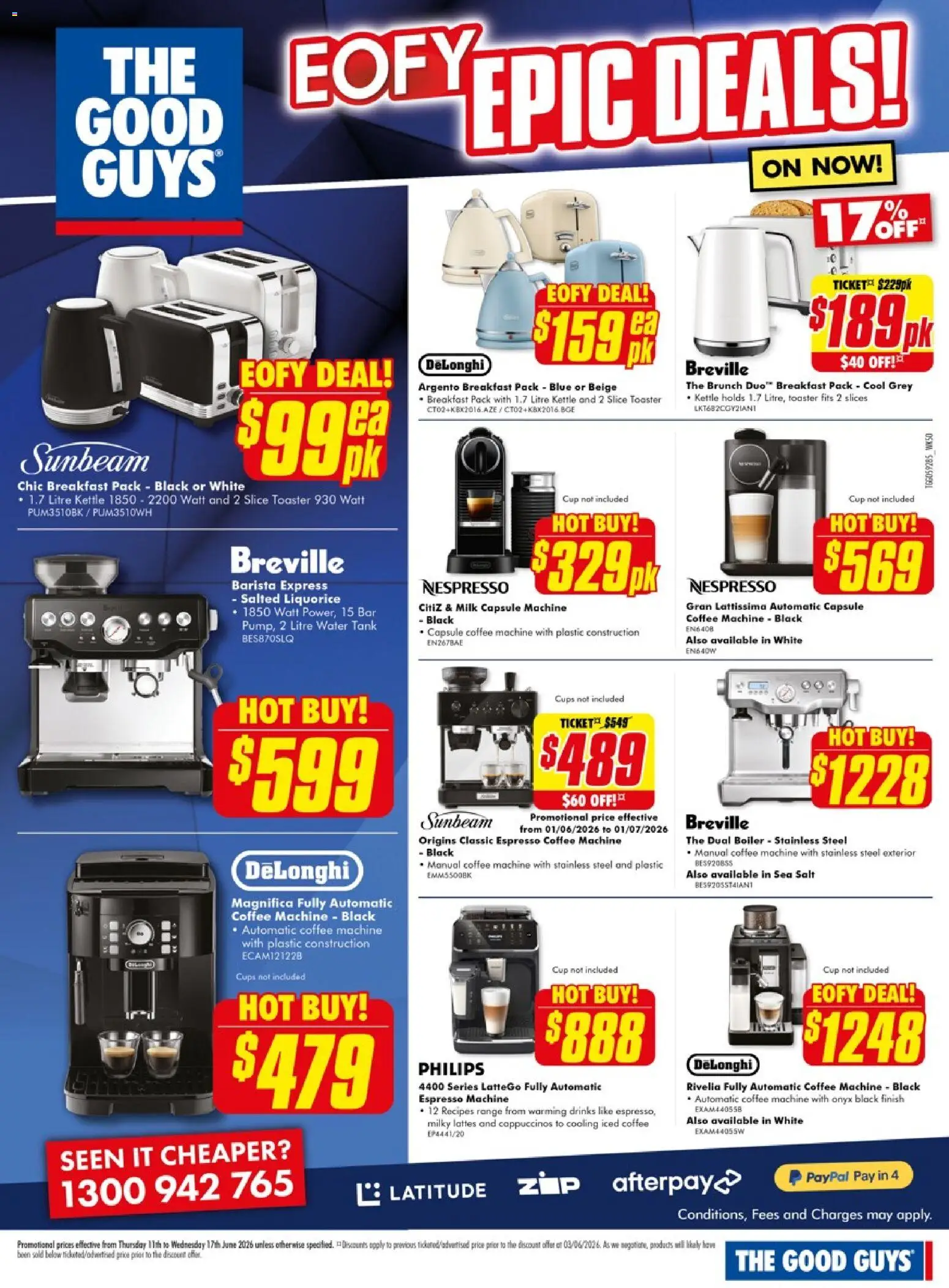 The Good Guys catalogue - valid from 10.06.2026 | Page: 16 | Products: Coffee, Salt, Kettle, Toaster