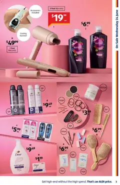 Preview of Aldi catalogue Special Buys - valid from 24.06.2026 | Page: 3 | Products: Shampoo, Accessories