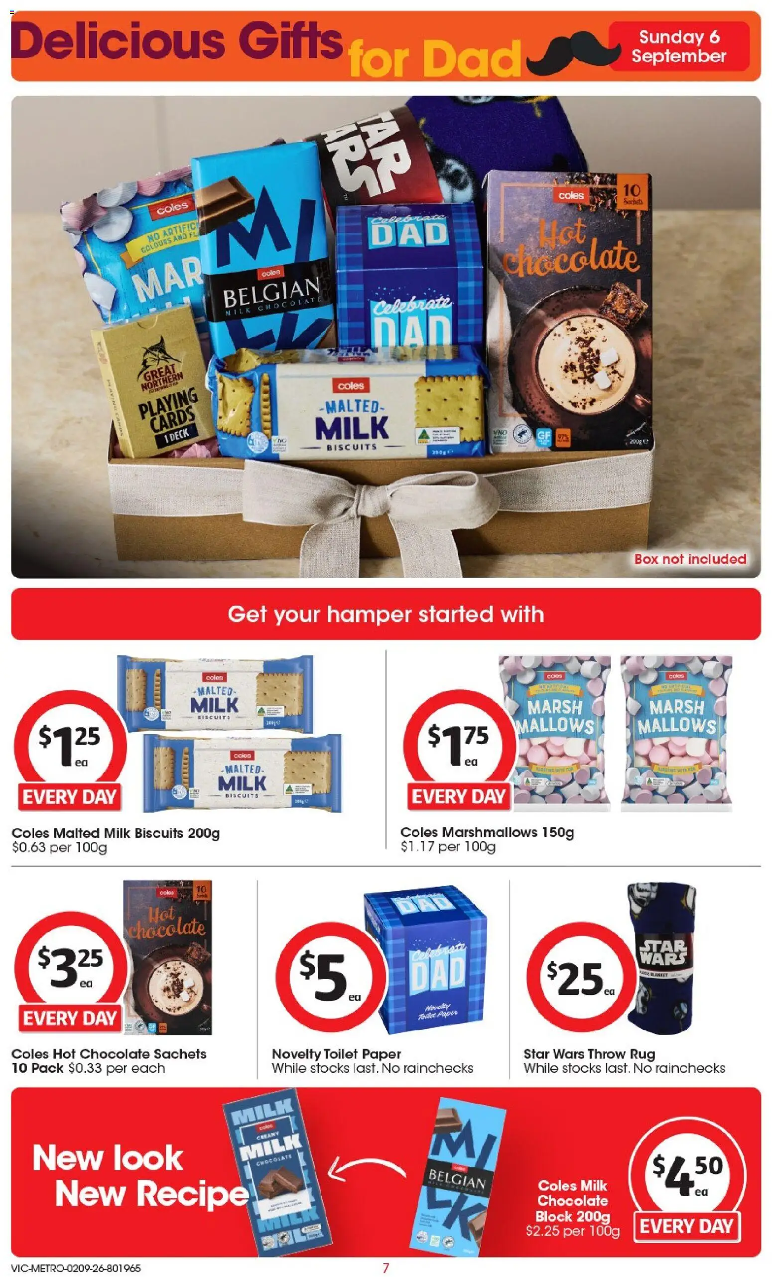 Coles catalogue - valid from 02/09/2026 | Page: 8 | Products: Rug, Toilet, Hot chocolate, Biscuits