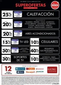 Vista previa Disco - Ofertas | Electro, T. Libre y más válido desde el 12.06.2026