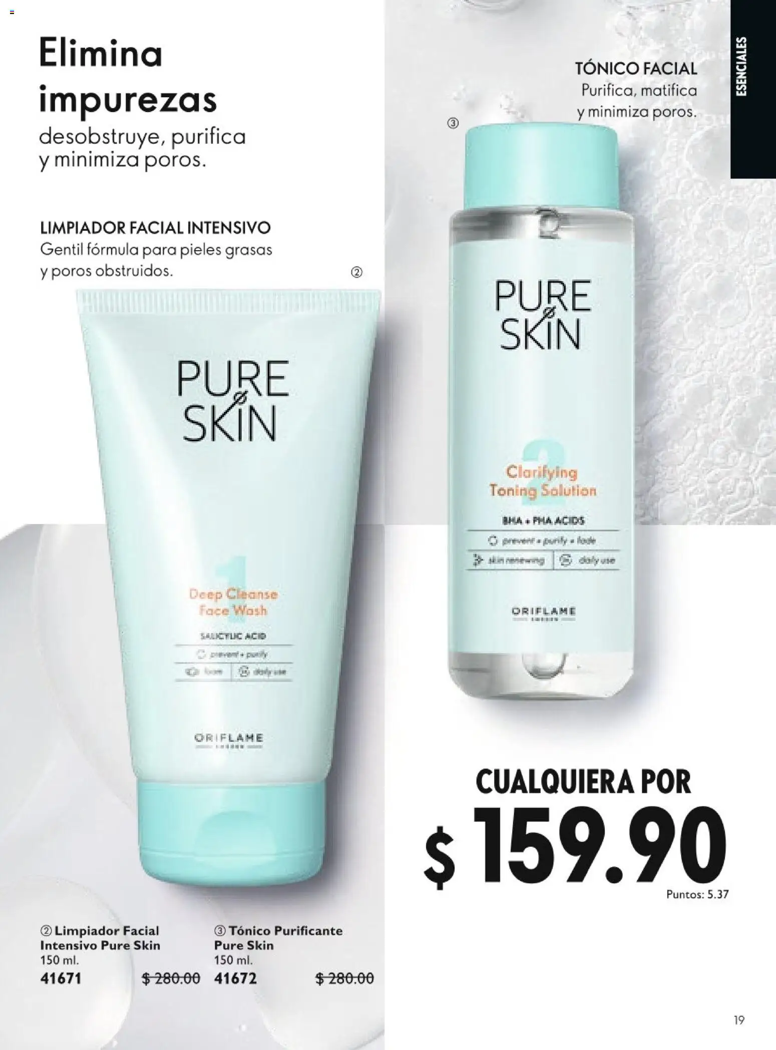 Nuevas ofertas de Oriflame válidas en toda la República Mexicana desde el 20.06.2026. ¡Encuentra las mejores ofertas en Oriflame campaña 9 2026! | Página: 19 | Productos: Limpiador, Limpiador facial