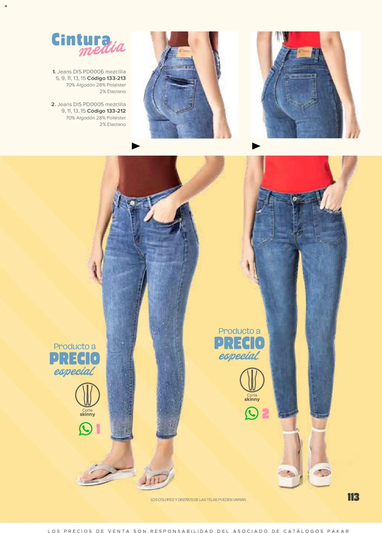 Nuevas ofertas de SC Pakar válidas en toda la República Mexicana desde el 30.01.2026. ¡Encuentra las mejores ofertas en SC Pakar catálogo Ropa! | Página: 113 | Productos: Algodón