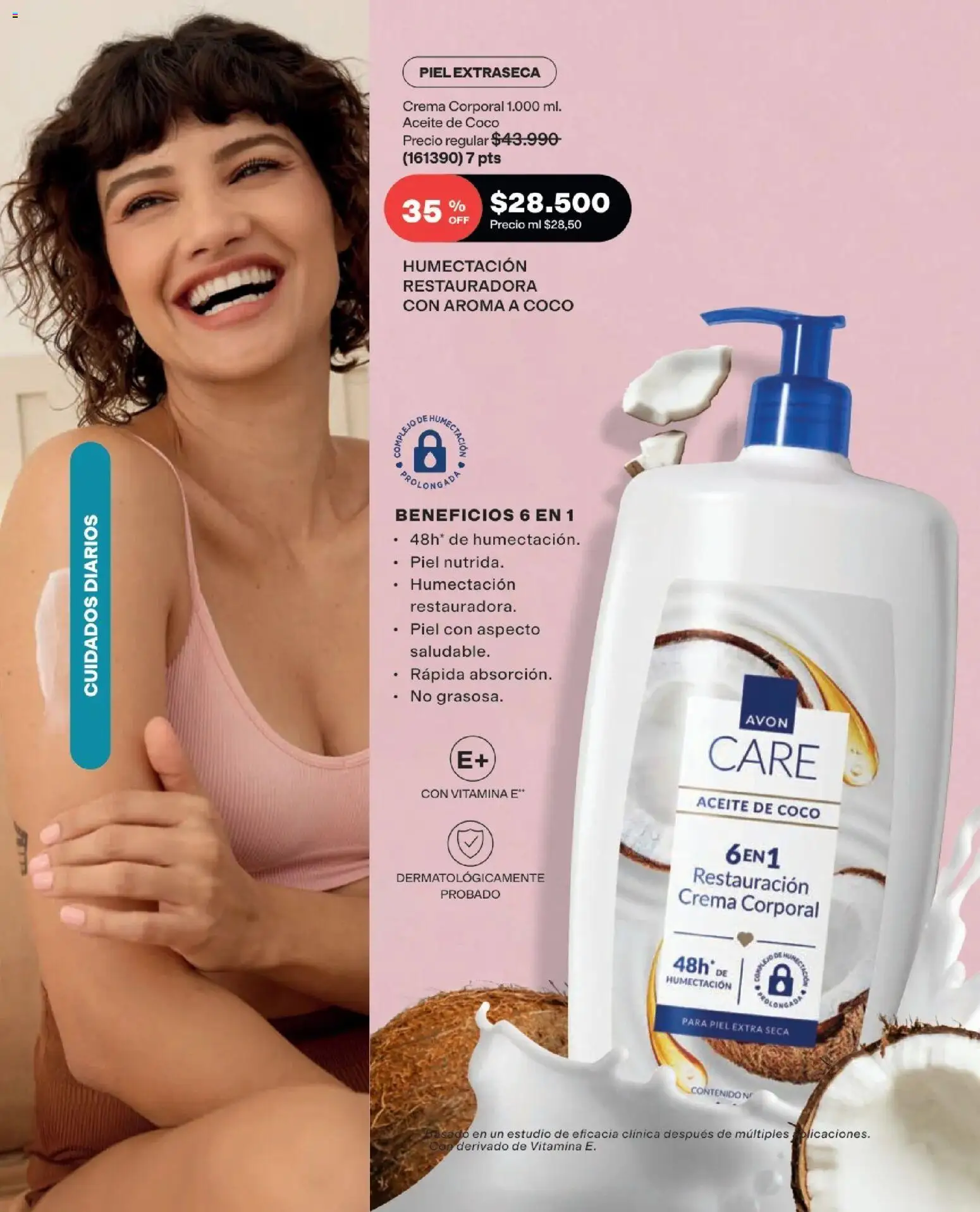 Avon revista - valida desde el 15/07/2026 | Página: 141 | Productos: Crema, Aceite de coco, Coco, Aceite