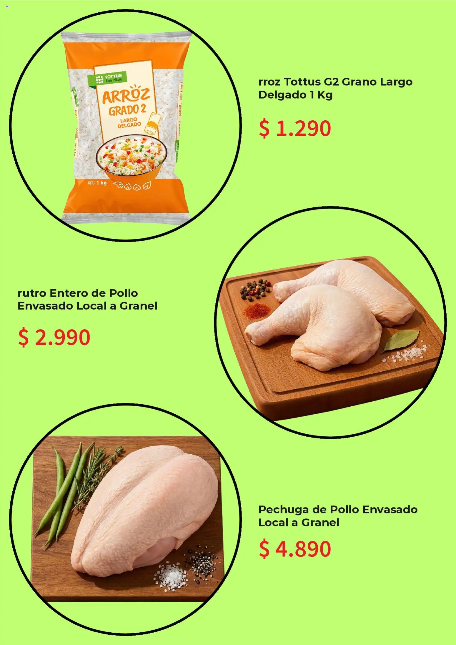 Tottus Cyber Monday │ válido desde el 05.10.2026 | Página: 2 | Productos: Pollo, Arroz, Pechuga de pollo