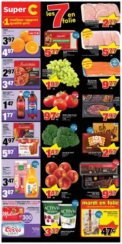 Preview of Super C weekly flyer / circulaire from shop Super C valid from Jul 9, 2026 | Page: 1