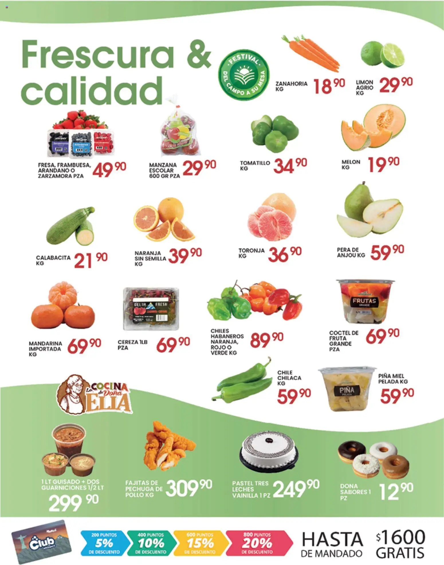 Nuevas ofertas de Alsuper válidas en toda la República Mexicana desde el 12.05.2026. ¡Encuentra las mejores ofertas en Alsuper folleto Laguna! | Página: 2 | Productos: Melón, Toronja, Pastel, Zanahoria