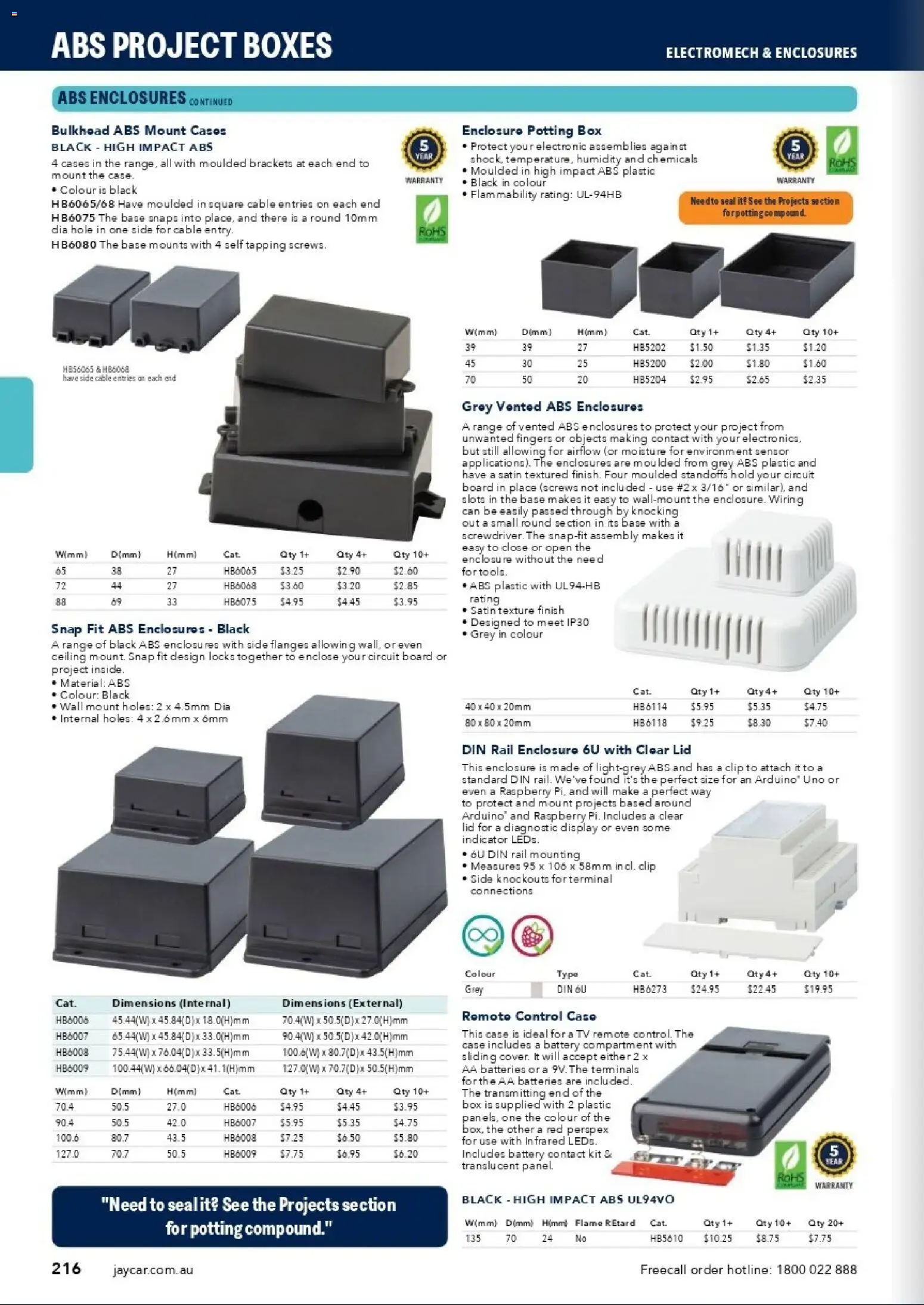 Jaycar catalogue - valid from 31/08/2026 | Page: 214 | Products: Batteries, Tv, Case, Remote control