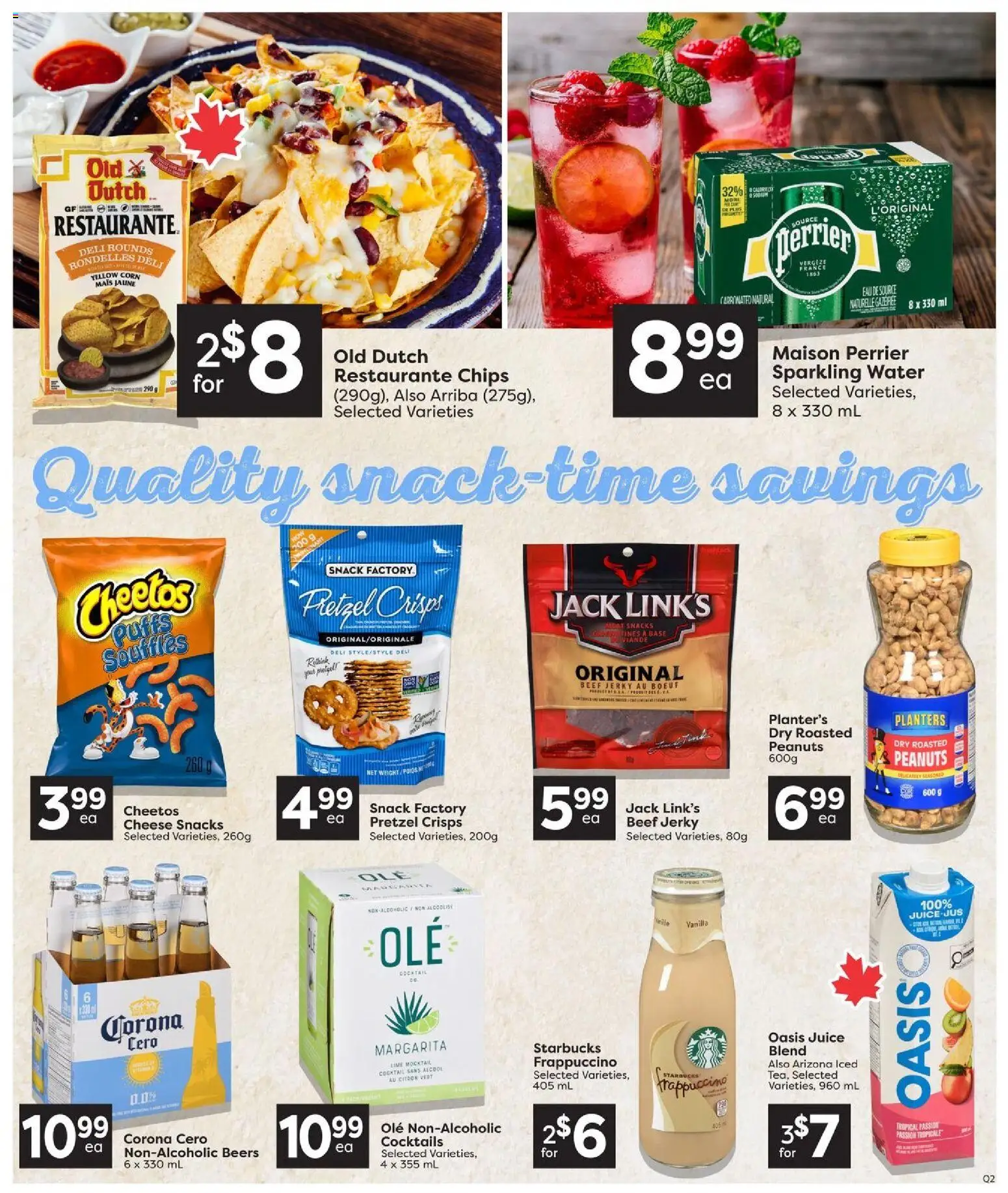 Quality Foods flyer valid from Sep 10, 2026 | Page: 11 | Products: Chips, Jerky, Vanilla, Juice