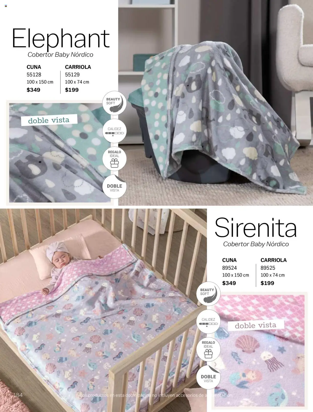 Nuevas ofertas de Vianney válidas en toda la República Mexicana desde el 15/08/2025. ¡Encuentra las mejores ofertas en Vianney - Catálogo Invierno! | Página: 186 | Productos: Carriola, Cobertor, Cuna