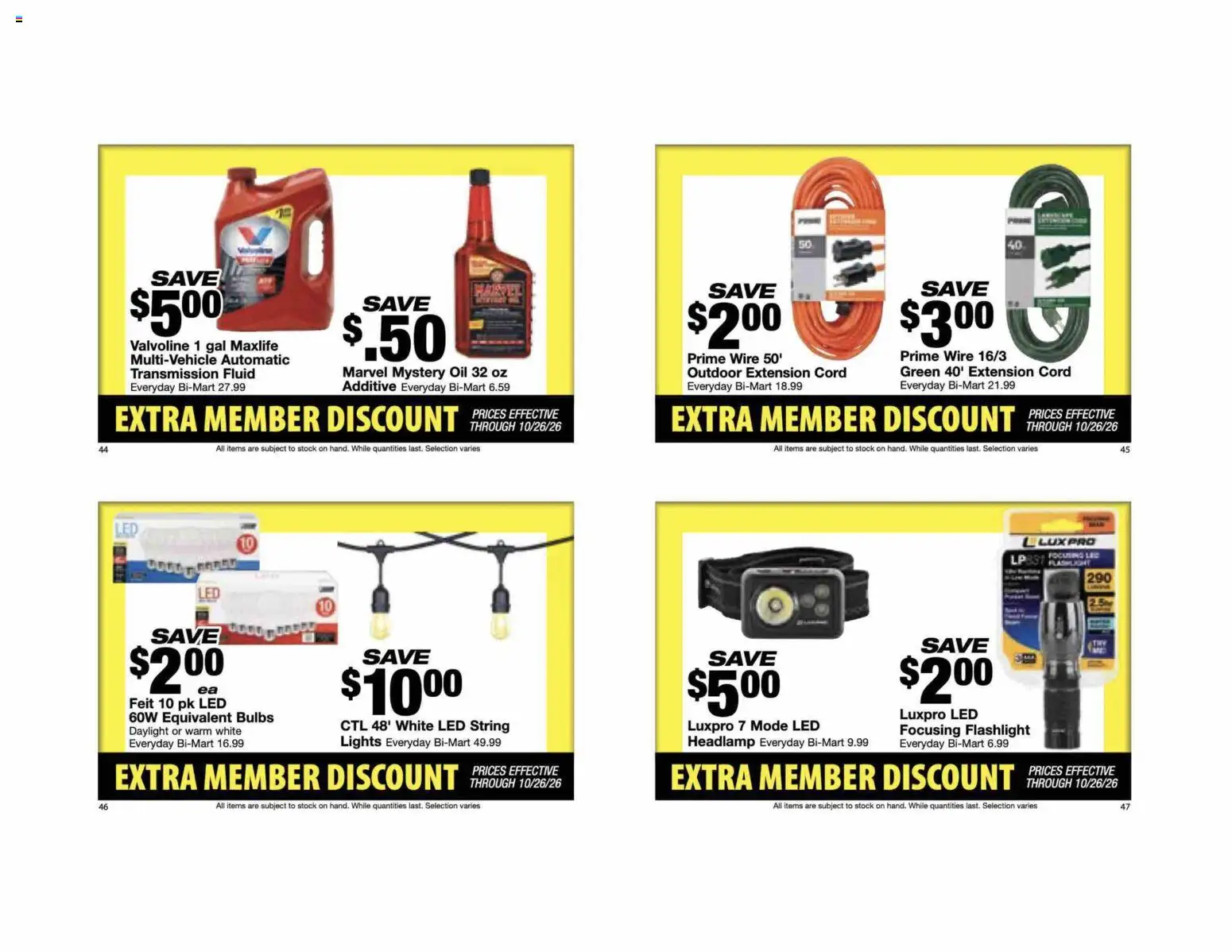 Bi-Mart Extra Member Discount Book - valid from 10/13/2026 | Page: 13