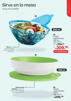 Vista previa de Tupperware catálogo, nuevo folleto de la tienda, válido en México a partir del 13/07/2026 | Página: 111 | Productos: Mesa