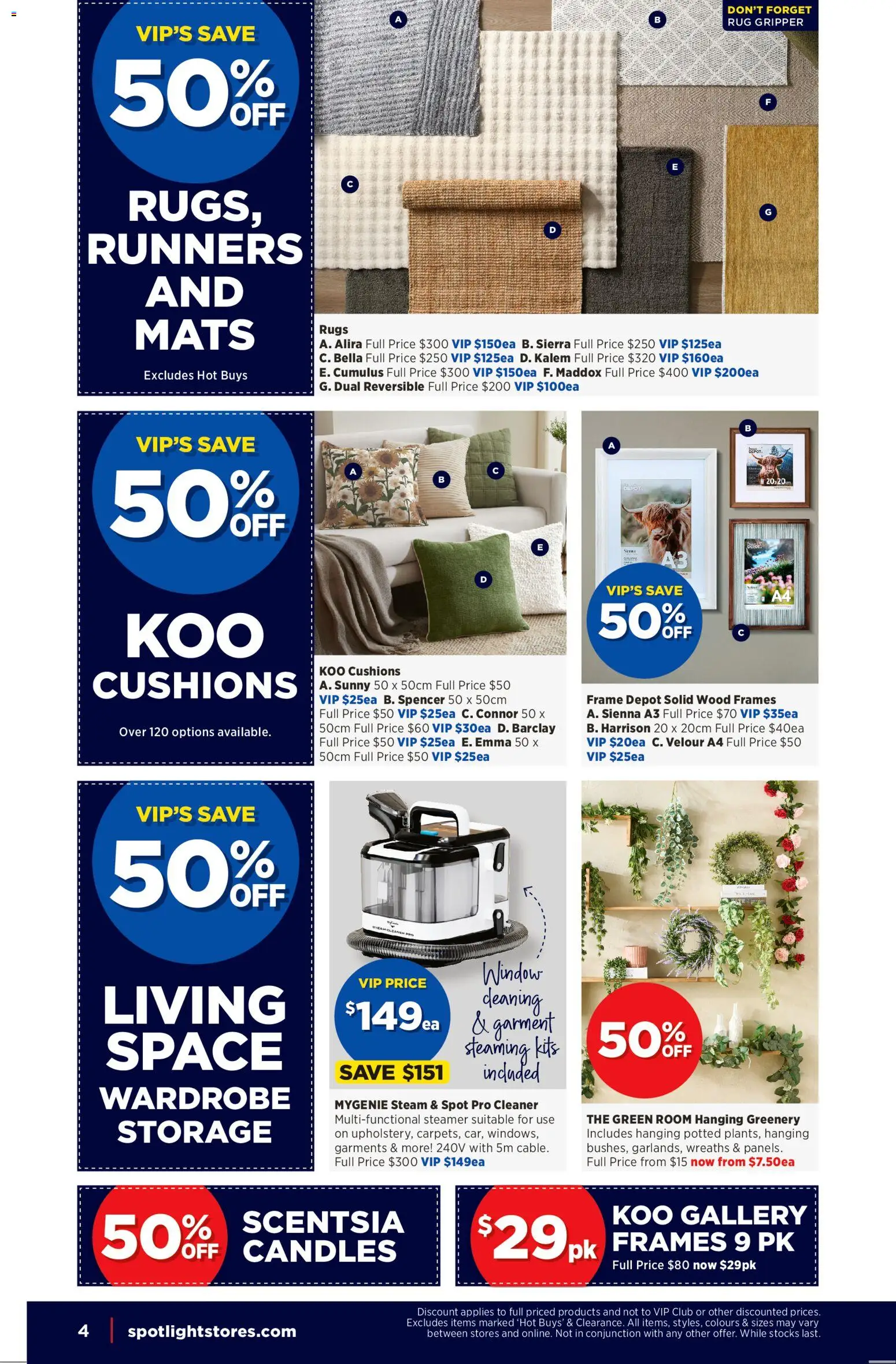 Spotlight catalogue - valid from 11.03.2026 | Page: 4 | Products: Cleaner, Wood, Rugs, Wardrobe