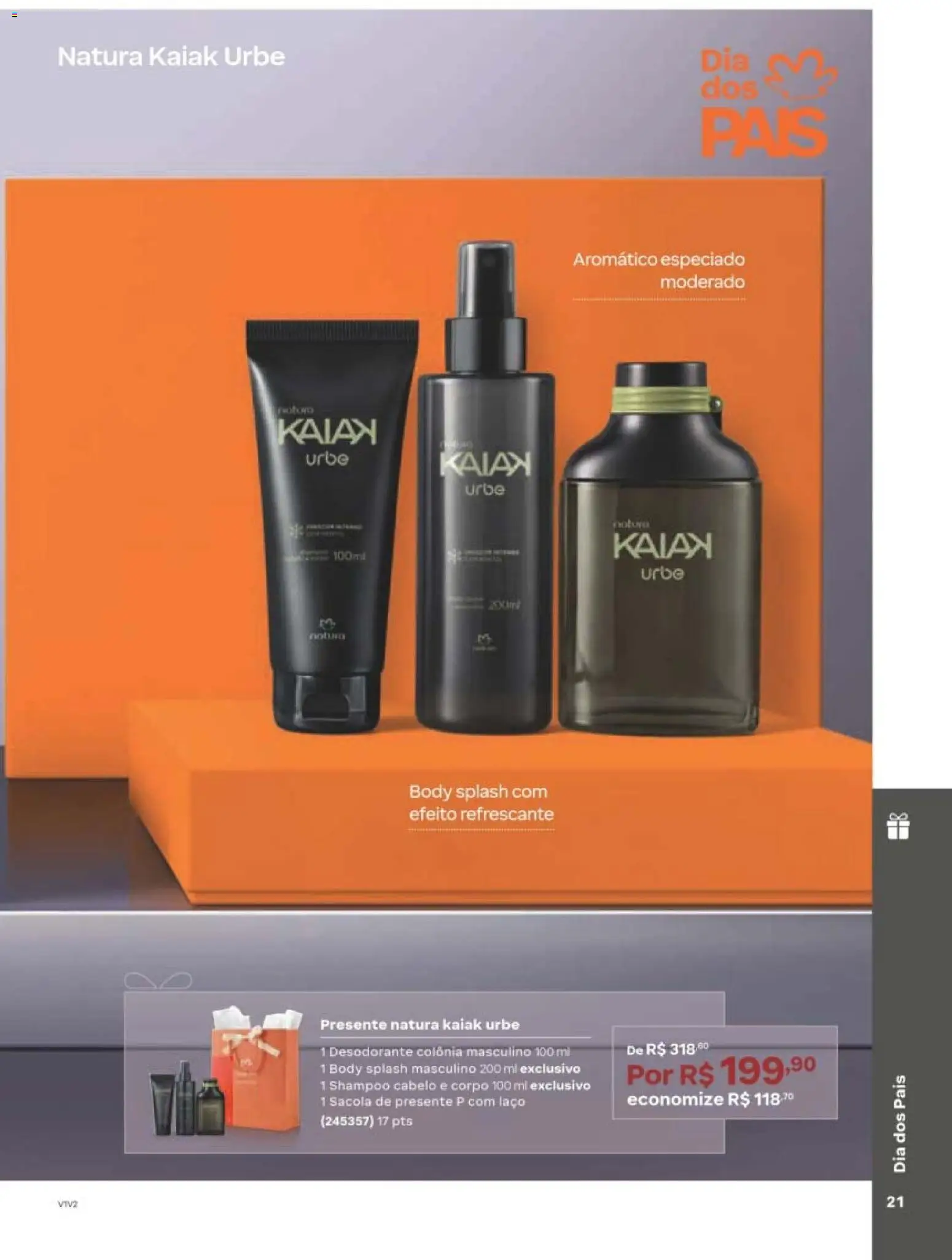 Natura Folheto - válido de 22/06/2026 | Página: 21 | Produtos: Shampoo, Desodorante, Body