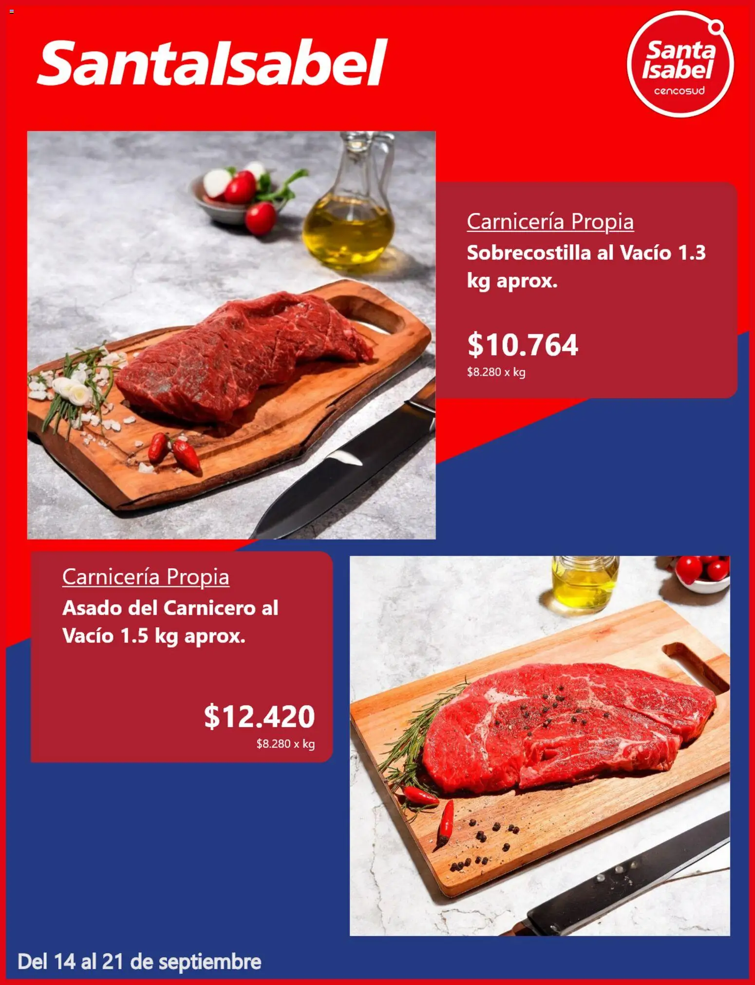 Santa Isabel Ofertas │ válido desde el 13.09.2026 | Página: 3 | Productos: Asado