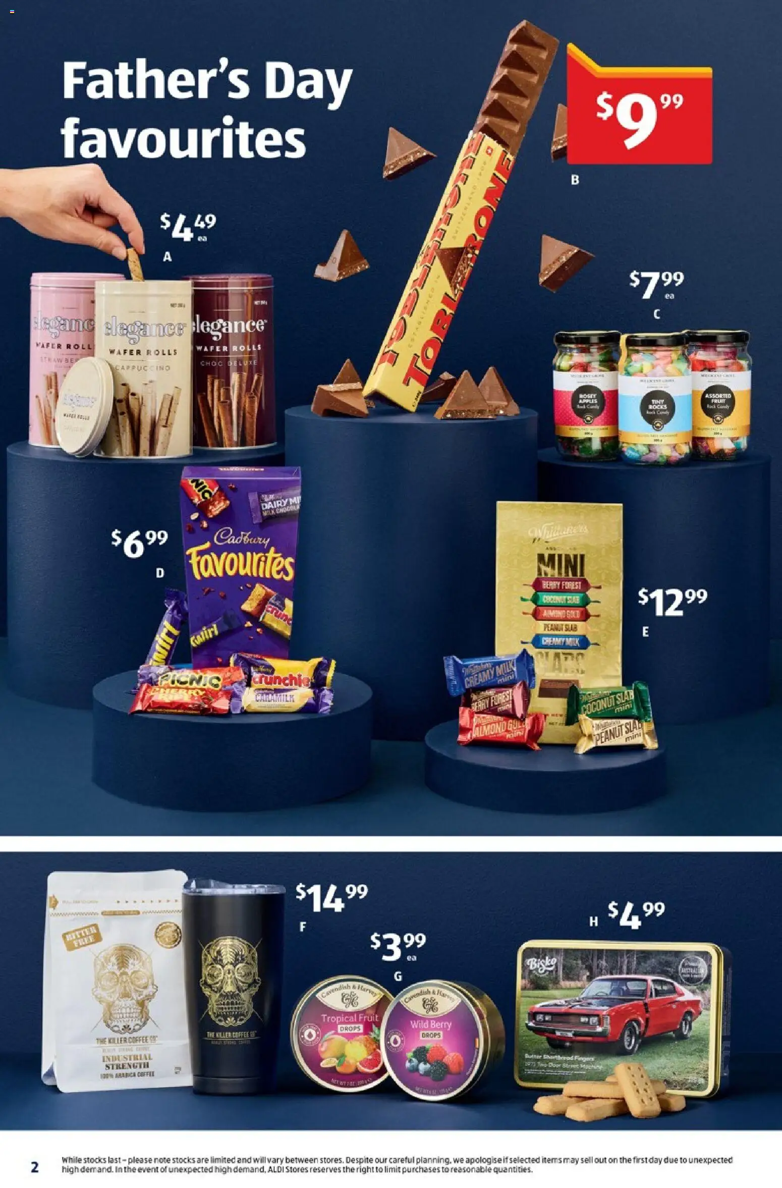 Aldi catalogue - valid from 23/08/2026 | Page: 2 | Products: Dairy, Coffee, Chocolate, Chocolate bar