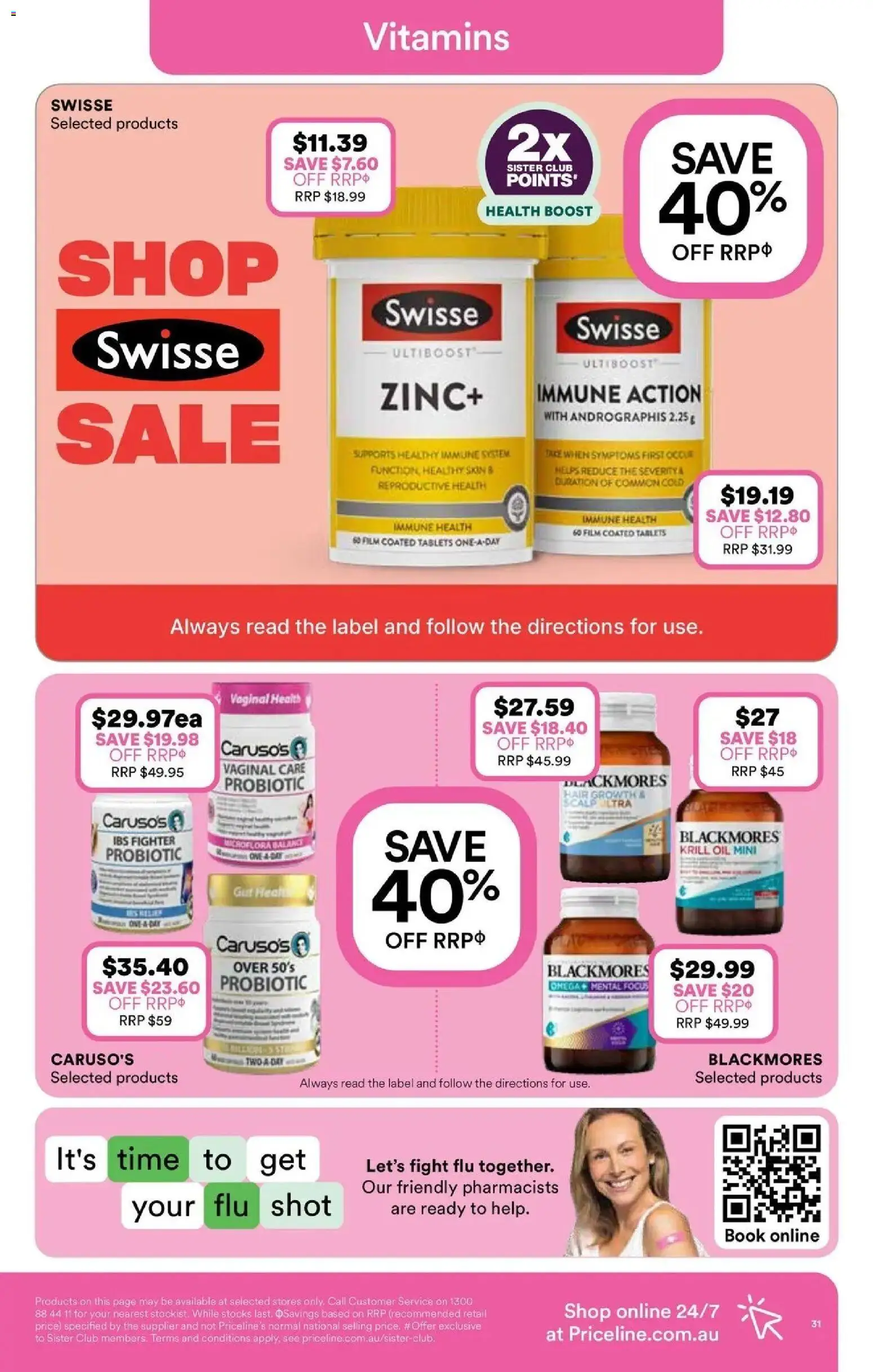 Priceline Pharmacy catalogue - valid from 06.05.2026 | Page: 31 | Products: Oil, Tablets, Zinc