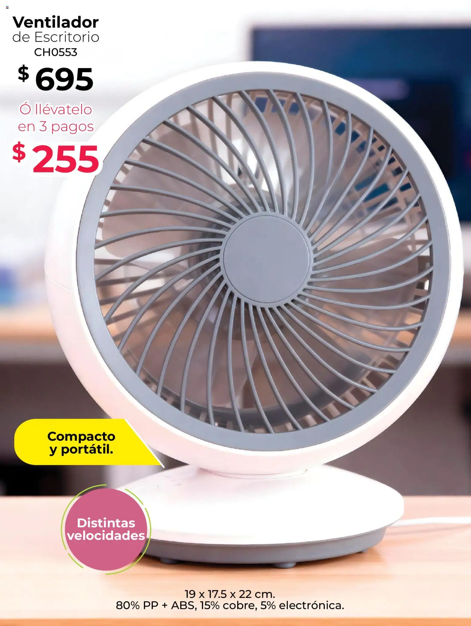 Nuevas ofertas de Colchas Concord válidas en toda la República Mexicana desde el 01.01.2026. ¡Encuentra las mejores ofertas en Colchas Concord catálogo! | Página: 113 | Productos: Ventilador, Escritorio