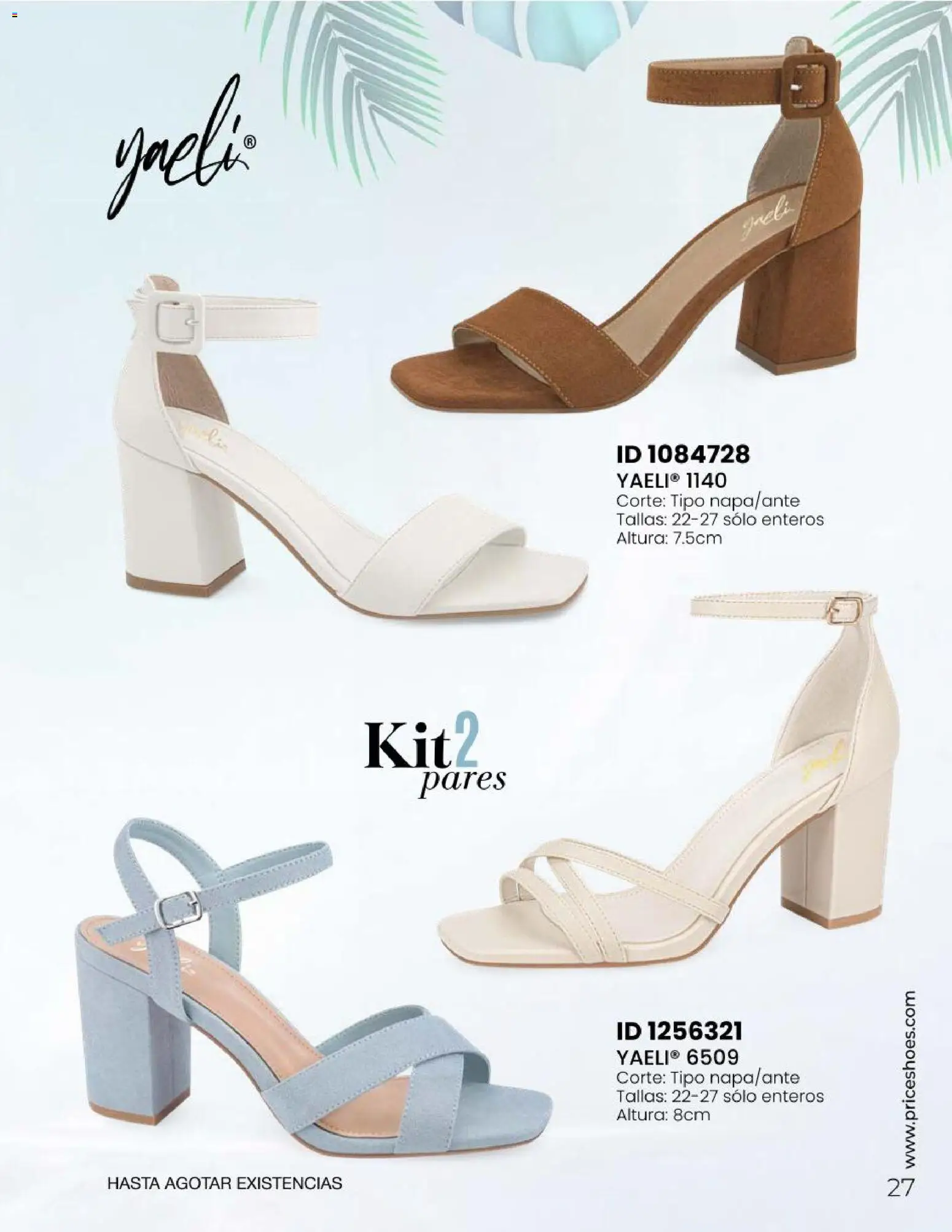 Nuevas ofertas de Price Shoes válidas en toda la República Mexicana desde el 06.05.2026. ¡Encuentra las mejores ofertas en Price Shoes catálogo Todo en uno! | Página: 27