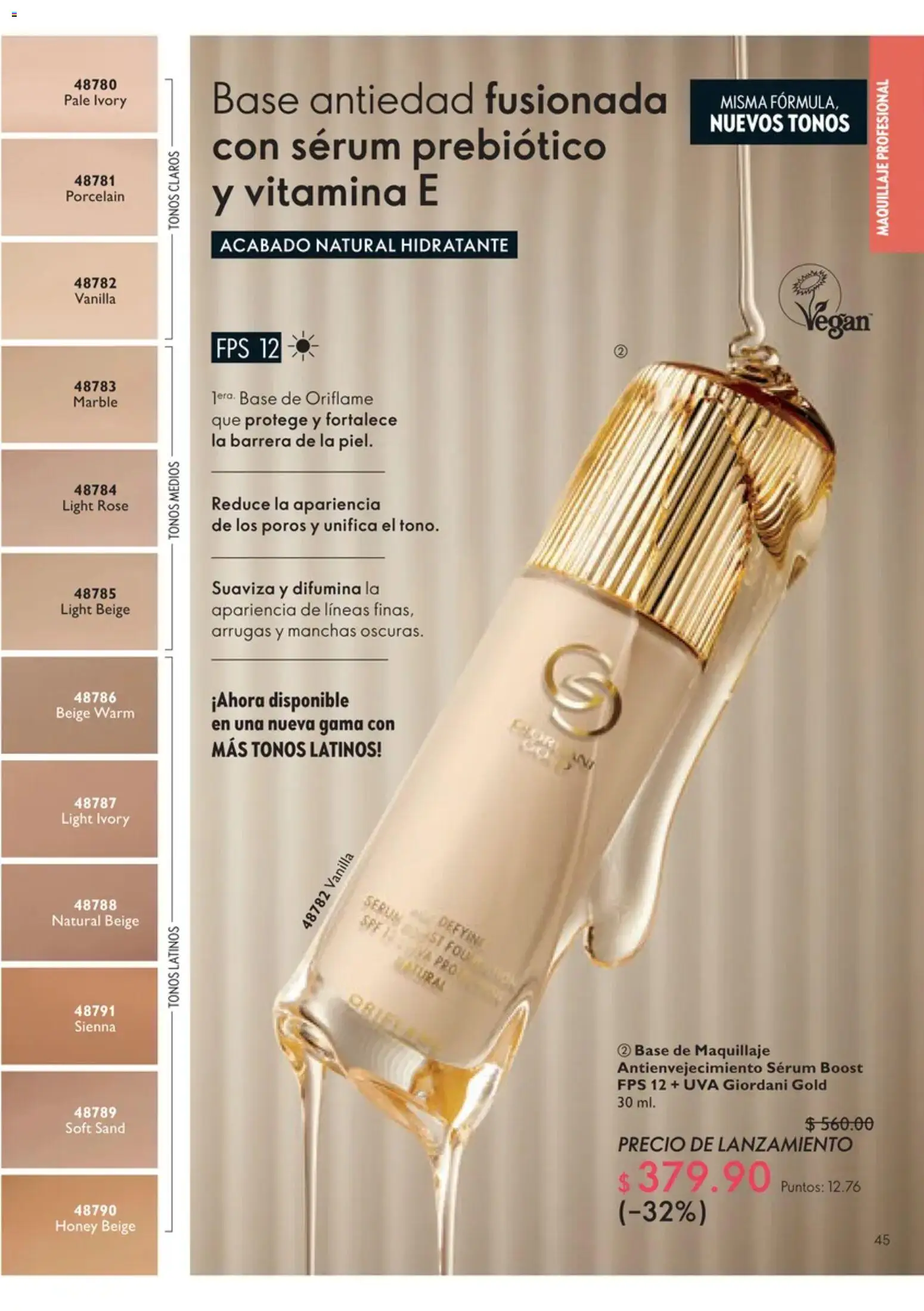 Nuevas ofertas de Oriflame válidas en toda la República Mexicana desde el 12/09/2026. ¡Encuentra las mejores ofertas en Oriflame campaña 13 2026! | Página: 45