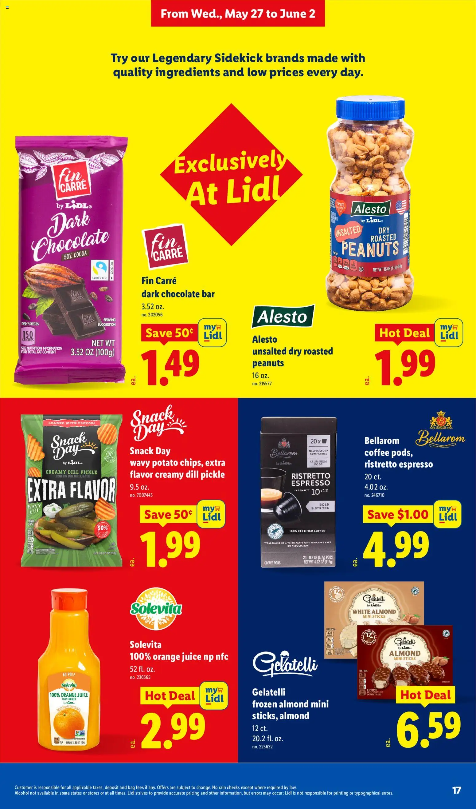 Lidl Weekly Ad - valid from 27.05.2026 | Page: 17 | Products: Coffee, Chocolate, Juice, Dill