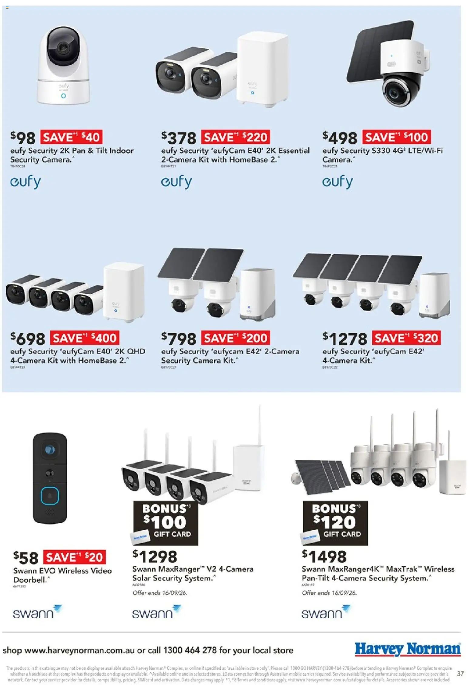 Harvey Norman catalogue - valid from 16/09/2026 | Page: 37 | Products: Accessories, Camera, Mobile, Video