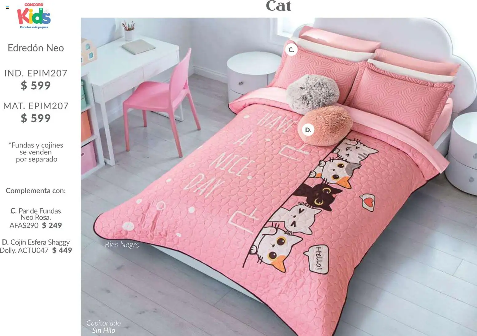 Nuevas ofertas de Colchas Concord válidas en toda la República Mexicana desde el 01/02/2026. ¡Encuentra las mejores ofertas en Colchas Concord catálogo Kids! | Página: 20