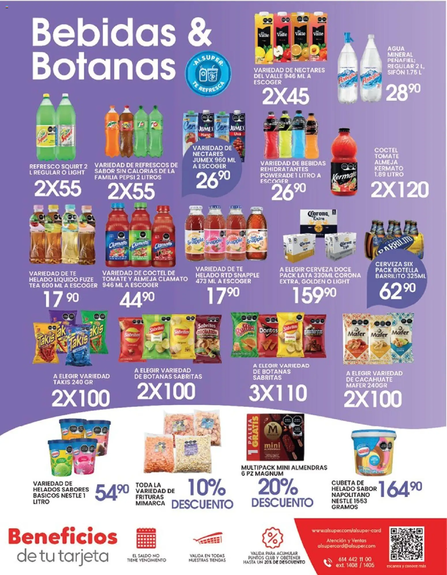 Nuevas ofertas de Alsuper válidas en toda la República Mexicana desde el 24.05.2026. ¡Encuentra las mejores ofertas en Alsuper folleto Torreon! | Página: 7 | Productos: Tomate, Mango, Helado, Té