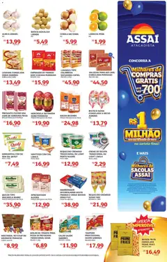 Assaí Atacadista ofertas - ES - Pré-Visualização do folheto da loja Assaí Atacadista, válido de 01/10/2026 | Página: 3 | Produtos: Linguiça, Pizza, Batata, Frango