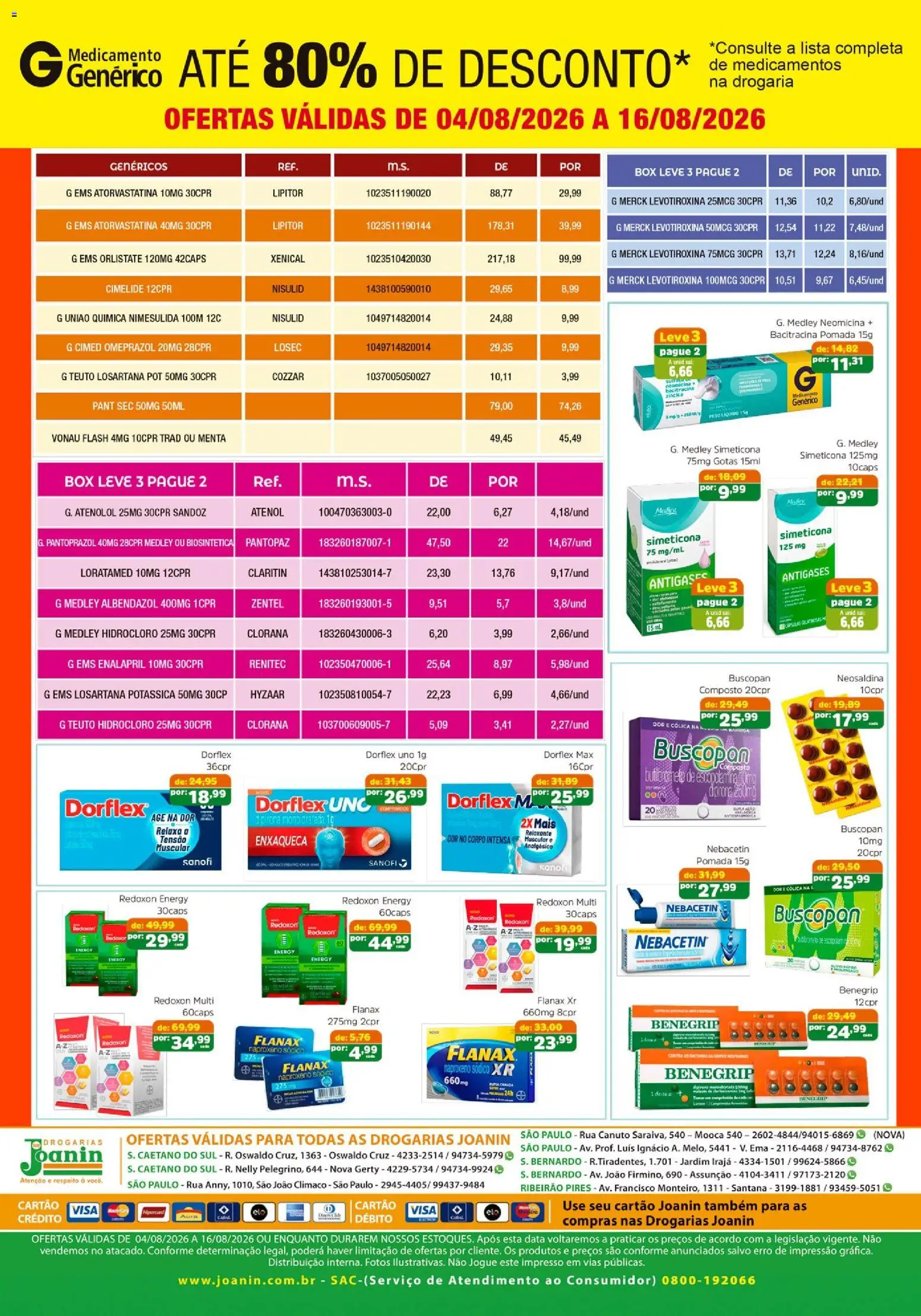 Supermercados Joanin Folheto - válido de 04/08/2026 | Página: 2 | Produtos: Pomada, Sal
