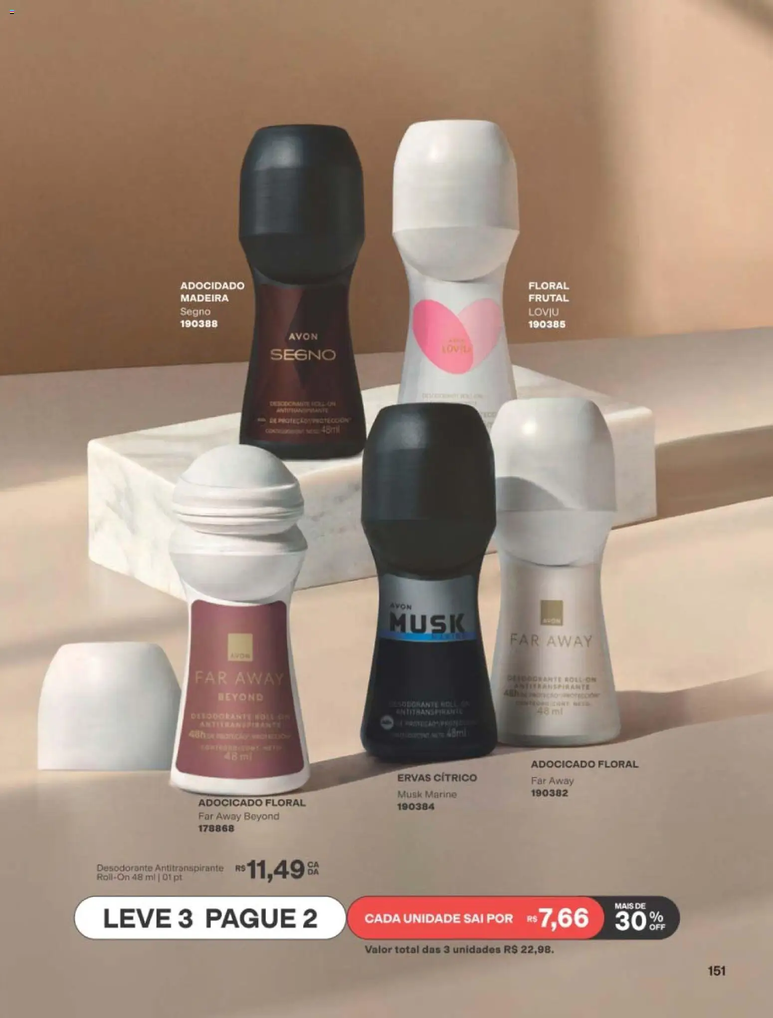 Avon Folheto - válido de 29/06/2026 | Página: 151 | Produtos: Desodorante