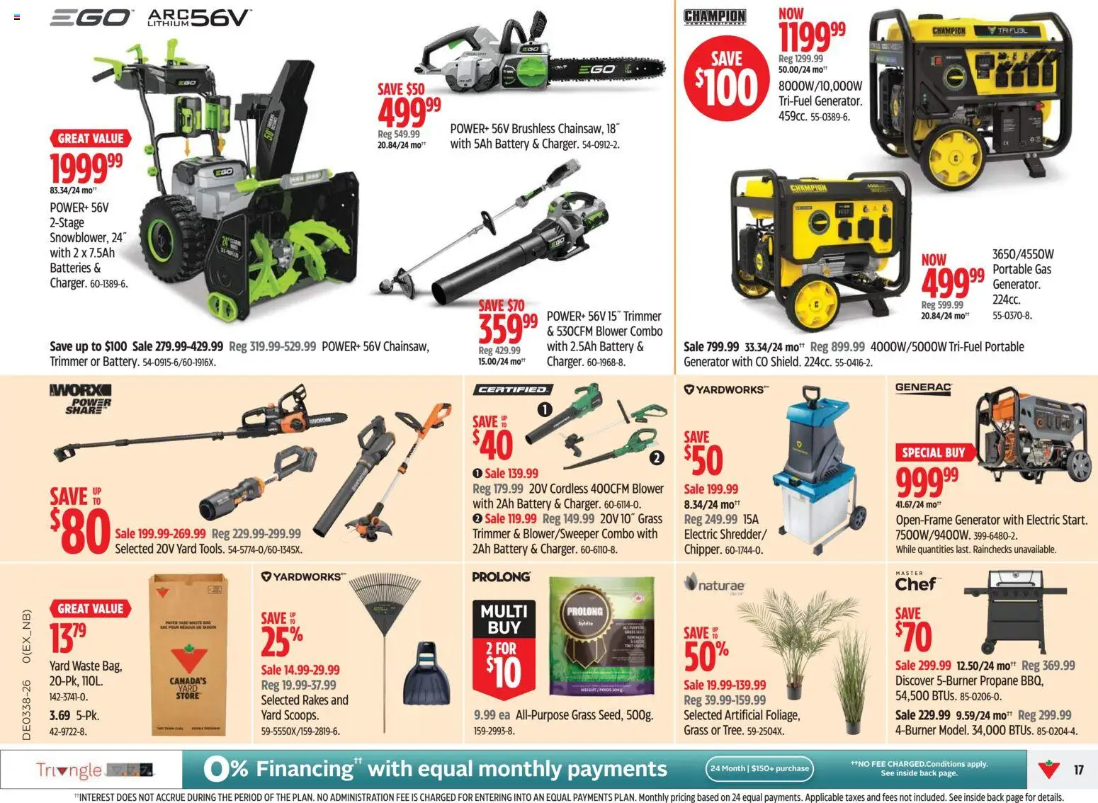 Canadian Tire flyer valid from Sep 17, 2026 | Page: 17 | Products: Batteries, Battery