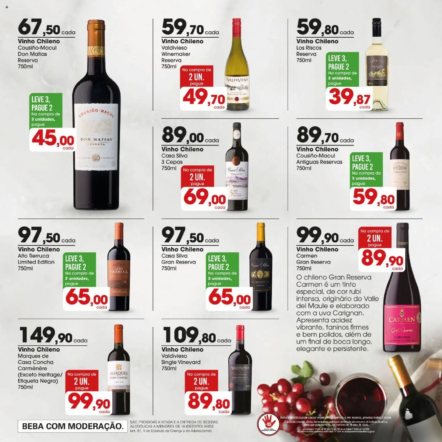 Zaffari Folheto - válido de 09.06.2026 | Página: 3 | Produtos: Vinho, Bebida