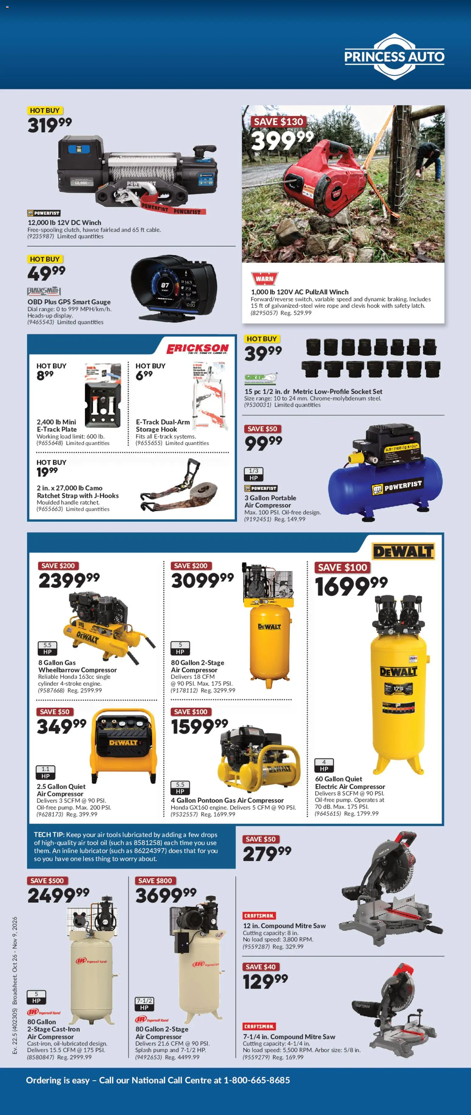 Princess Auto flyer valid from Oct 26, 2026 | Page: 3