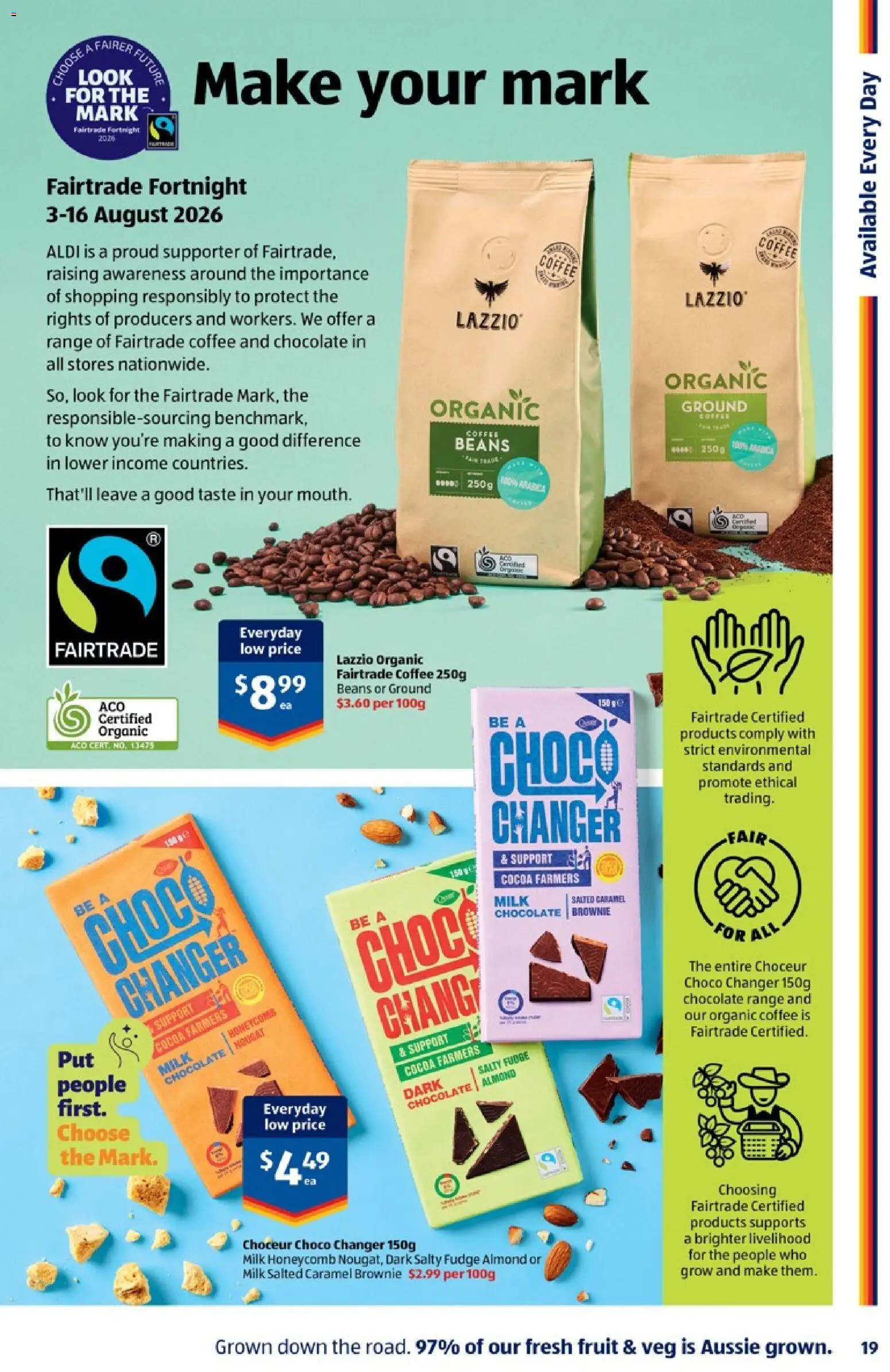 Aldi catalogue - valid from 05/08/2026 | Page: 19 | Products: Cocoa, Chocolate, Fruit, Chocolate bar
