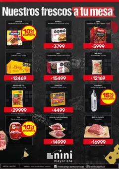 Vista previa NINI Mayorista ofertas válido desde el 25.05.2026 | Página: 34 | Productos: Jamón cocido, Chorizo, Jamón, Cerdo