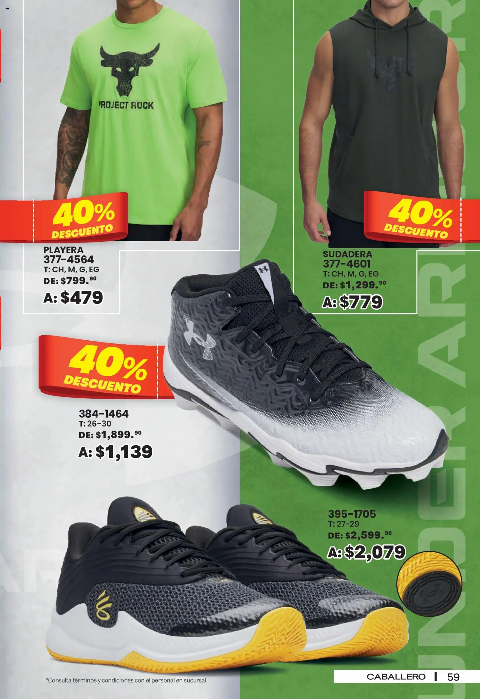 Nuevas ofertas de Andrea válidas en toda la República Mexicana desde el 30/08/2026. ¡Encuentra las mejores ofertas en Andrea - SPORT DAYS! | Página: 59 | Productos: Sudadera, Playera