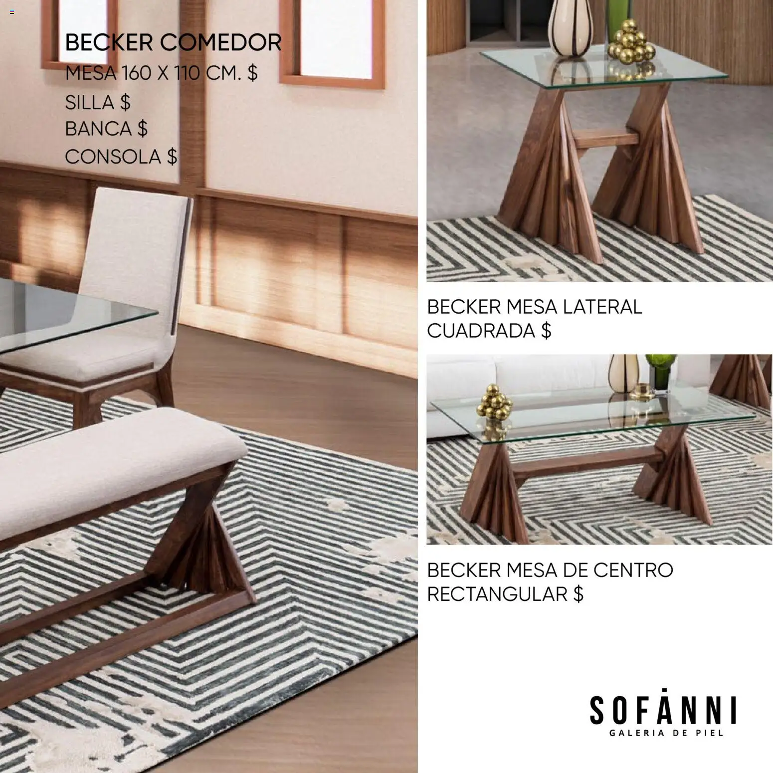 Nuevas ofertas de Muebles Dico válidas en toda la República Mexicana desde el 06/11/2025. ¡Encuentra las mejores ofertas en Muebles Dico catálogo Sofanni Pacifico! | Página: 48 | Productos: Silla, Mesa de centro, Mesa